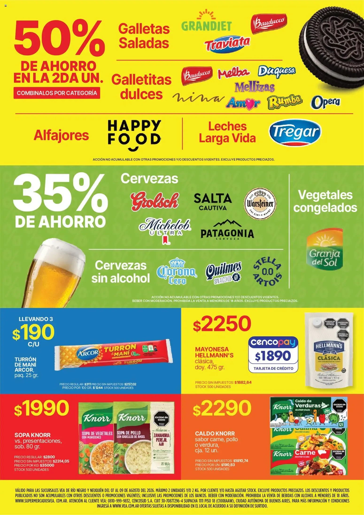 Ofertas de Vea - Volante fin de semana Patagonia del 07/08/2026 - 09/08/2026 7 de agosto al 9 de agosto 2026 - Página 4 del catálogo