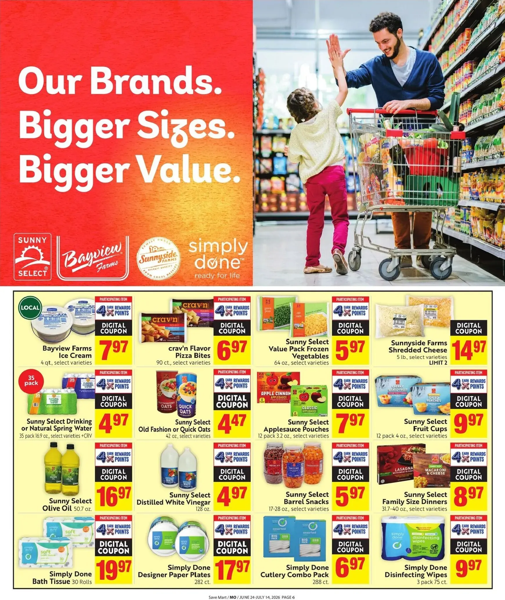 Weekly ad Current Save Mart - Save With Our Quality Brands leaflet valid from Wednesday 06/24/2026 to Tuesday 07/14/2026 from June 24 to July 14 2026 - Page 6