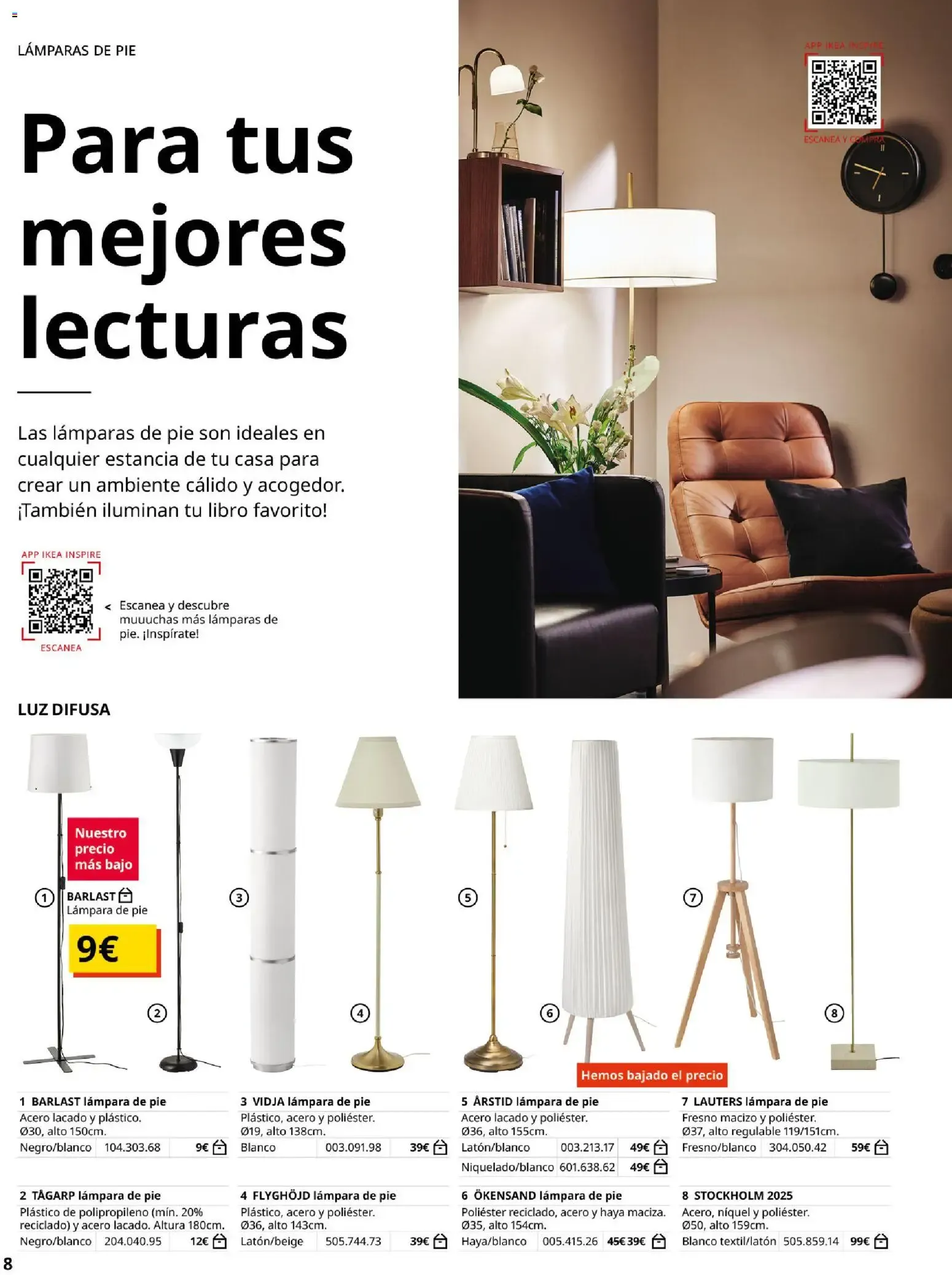 Catálogo de IKEA - Guía de Compra Iluminación y Sonido para tu Hogar 29 de septiembre al 31 de enero 2027 - Página 8