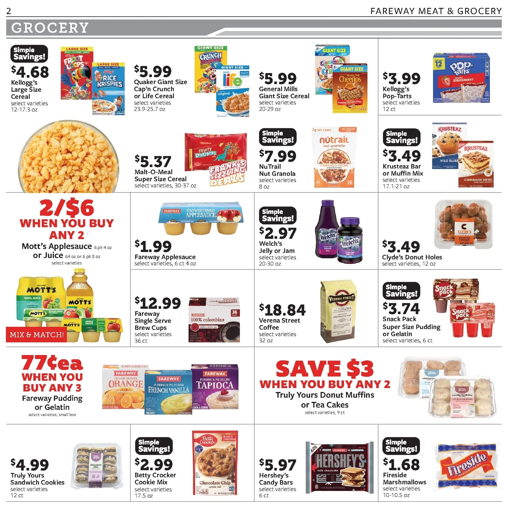 Weekly ad Current Fareway leaflet valid from Monday 06/08/2026 to Saturday 06/13/2026 from June 8 to June 13 2026 - Page 2