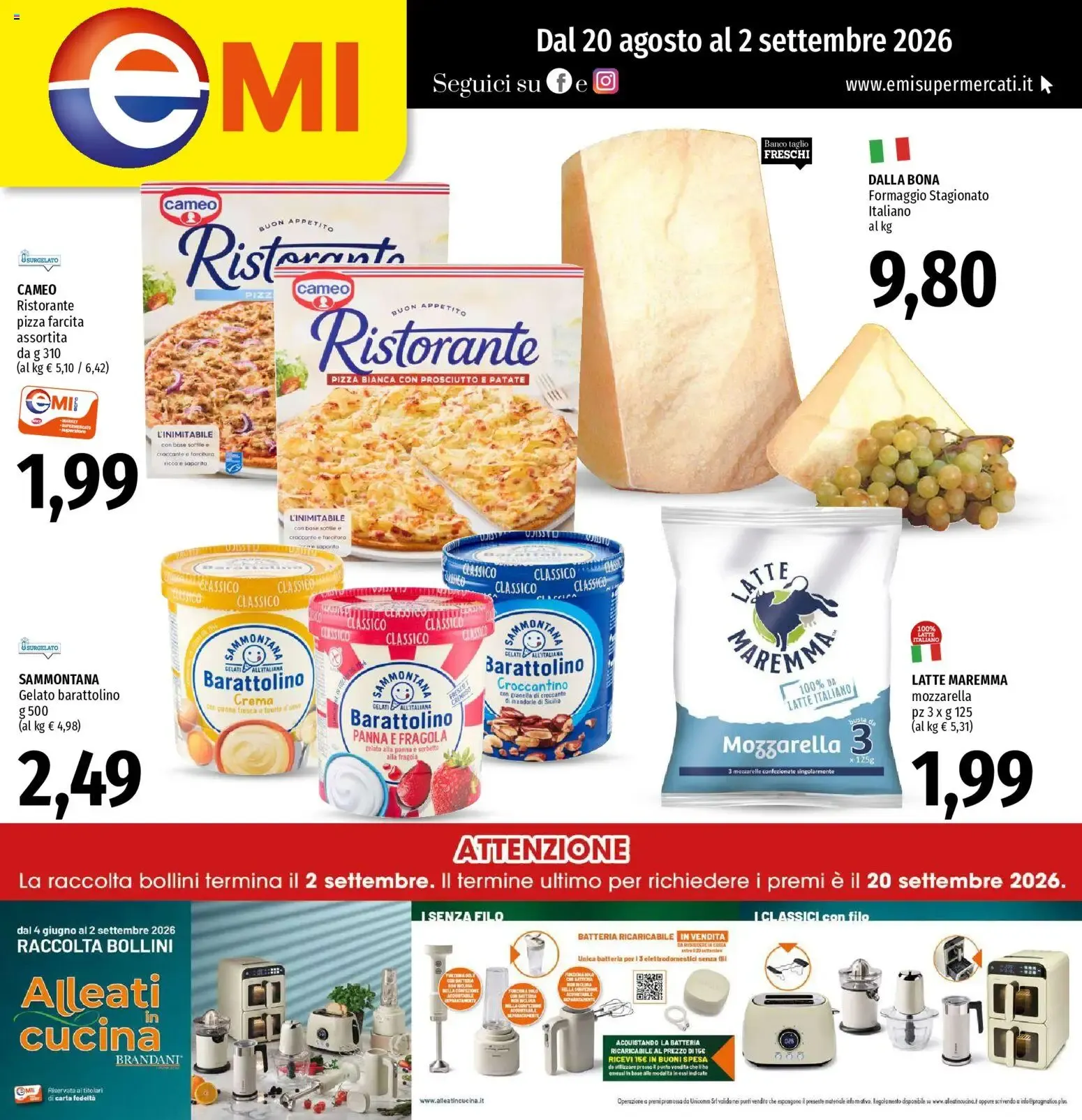 EMI volantino dal 20/08/2026 - online Offerte da 20 agosto a 2 settembre di 2026 - Pagina del volantino 1