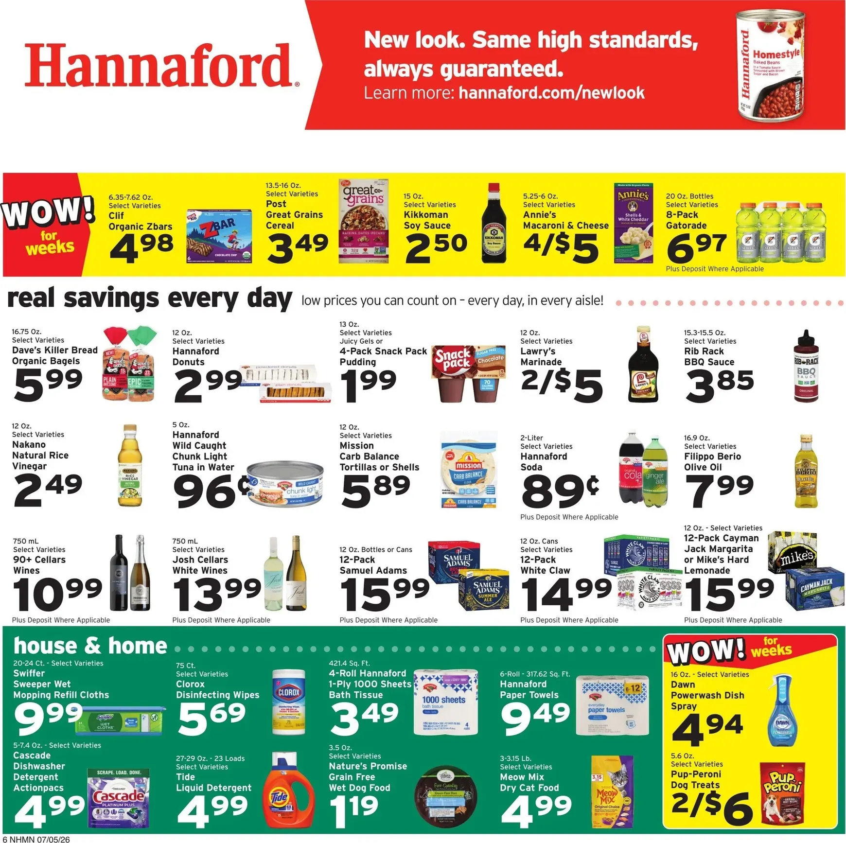 Weekly ad Current Hannaford leaflet valid from Sunday 07/05/2026 to Saturday 07/11/2026 from July 5 to July 11 2026 - Page 6