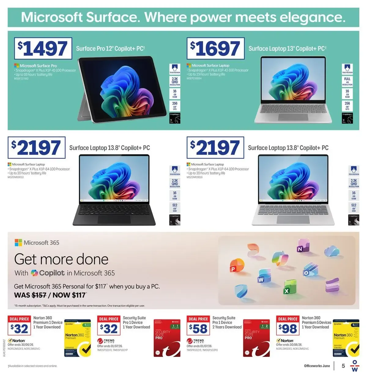 Officeworks EOFY Deals - 11/06/2026 > weekly / monthly specials - Catalogue valid from 11 June to 30 June 2026 - page 5