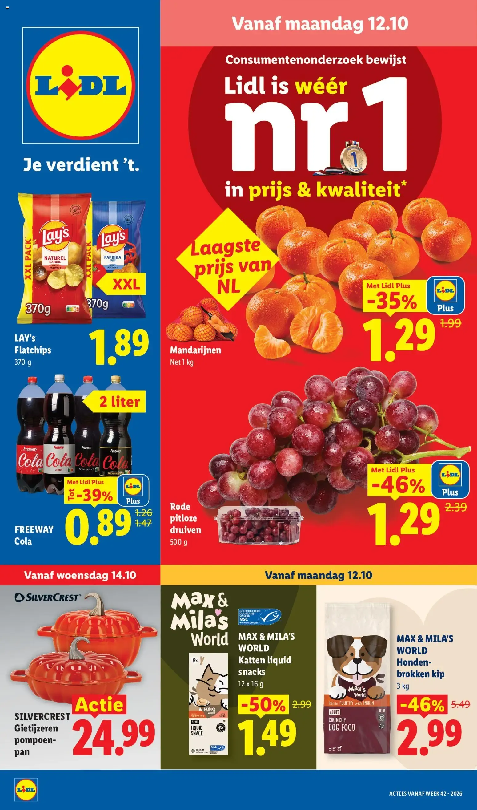 Lidl folder vanaf 12-10-2026 -- NIEUWE van 12 oktober tot 18 oktober 2026 - Folder pagina 1