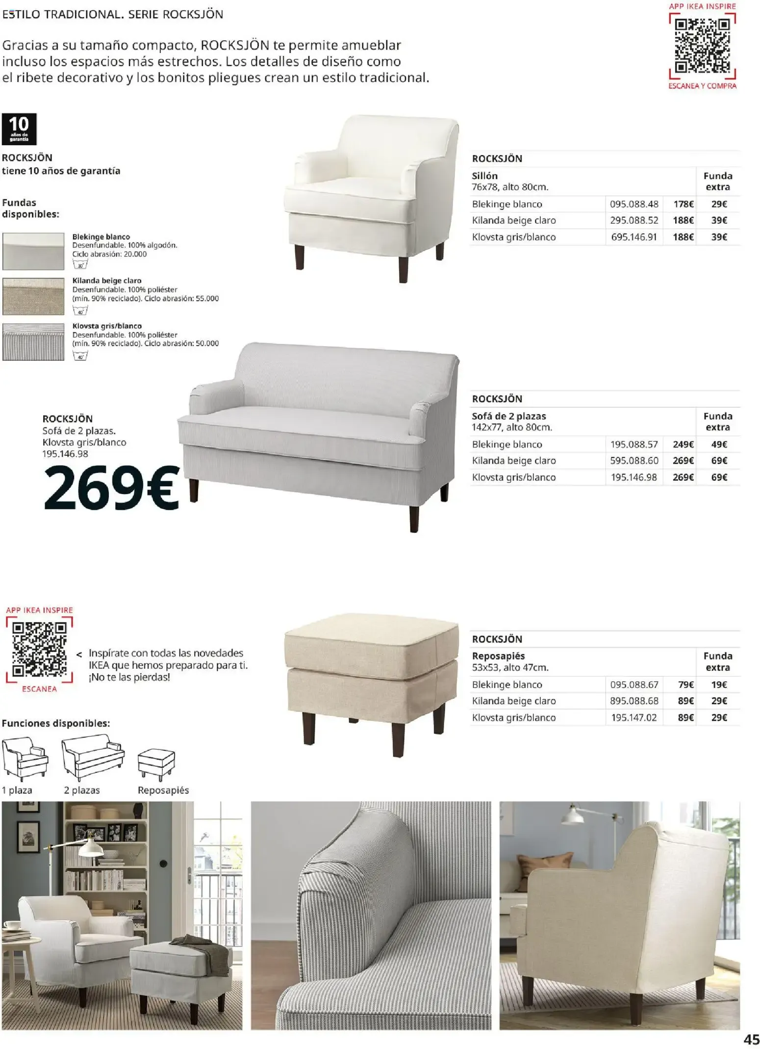 Catálogo de Guía de Compra Sofás IKEA 7 de mayo al 31 de agosto 2026 - Página 45