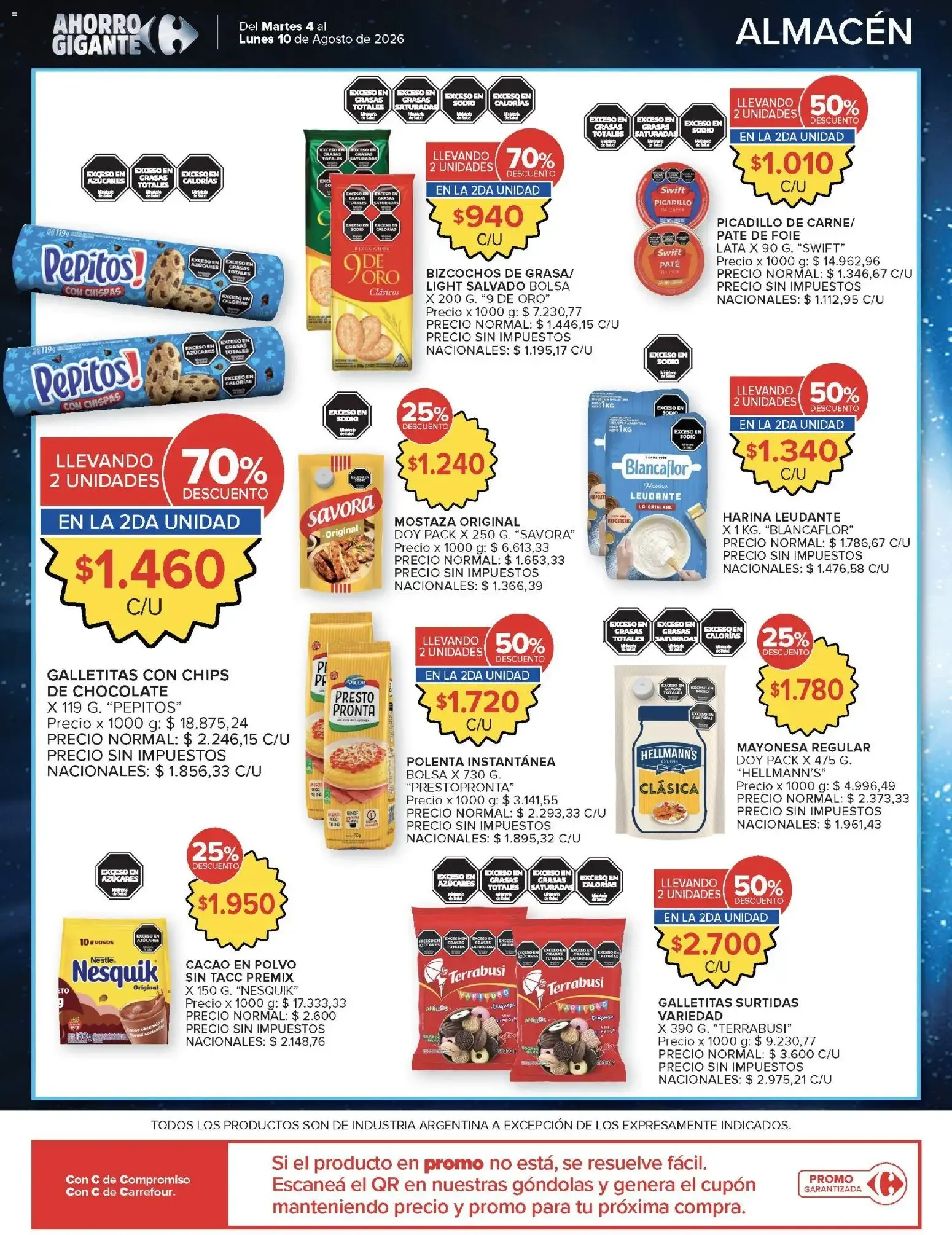 Ofertas de Carrefour ofertas || del 04/08/2026 - 11/08/2026 || Promociones 4 de agosto al 10 de agosto 2026 - Página 37 del catálogo