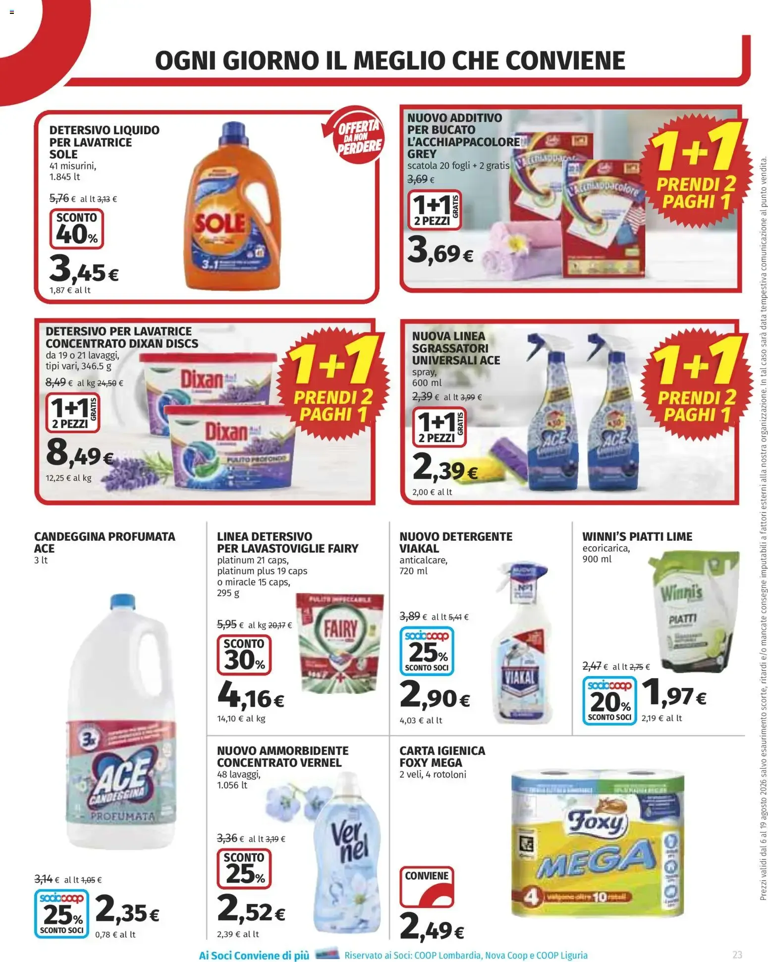Coop Superstore - Risparmio Mio da 6 agosto a 19 agosto di 2026 - Pagina del volantino 23