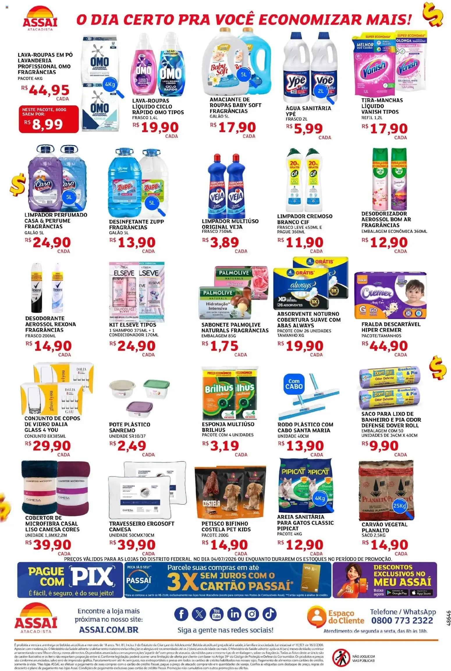 Encarte de Assaí Atacadista ofertas - DF de 04/07/2026 | Promoções Online 4 de julho até 4 de julho 2026 - Pagina 4