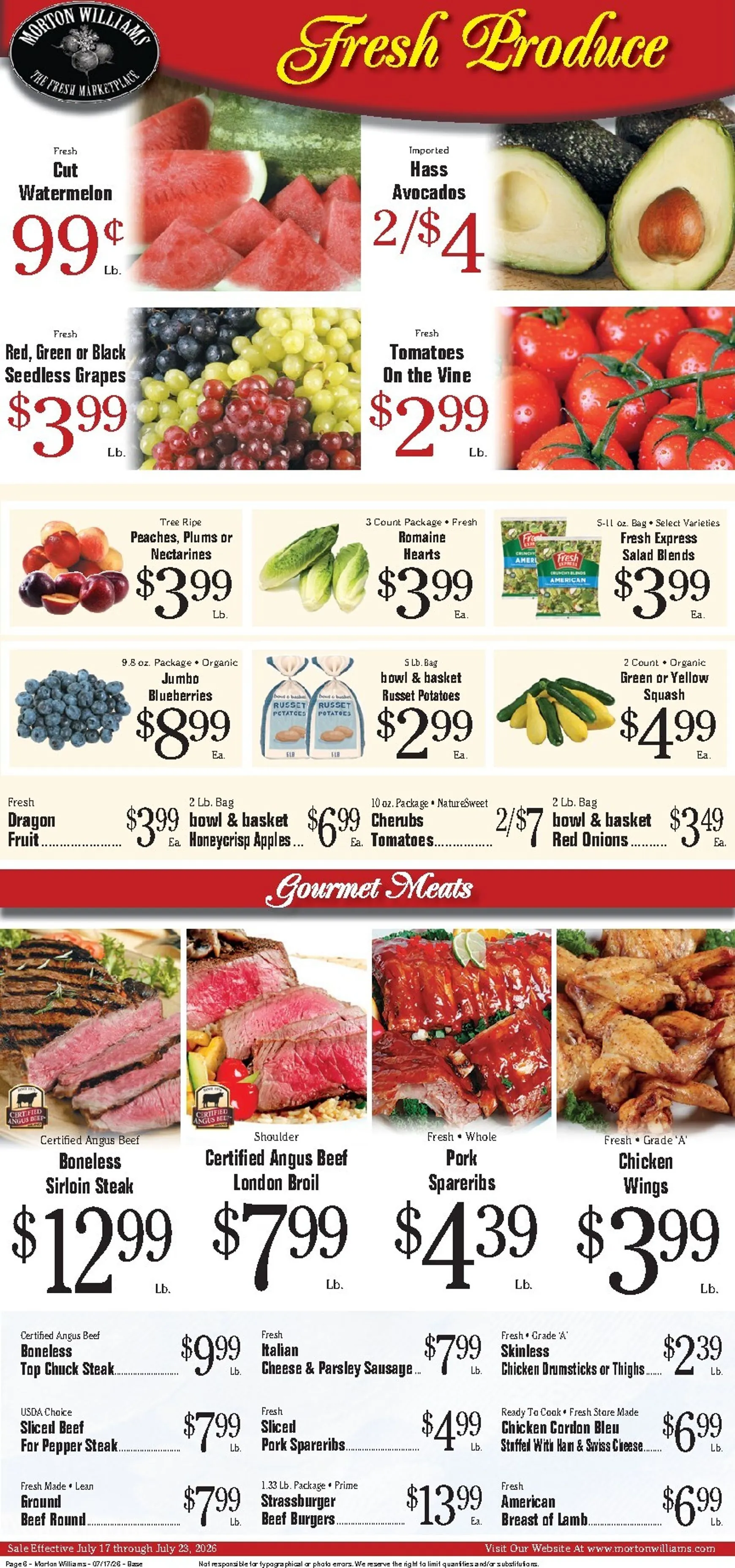 Weekly ad Current Morton Williams - Manhattan / Jersey City leaflet valid from Friday 07/17/2026 to Thursday 07/23/2026 from July 17 to July 23 2026 - Page 6