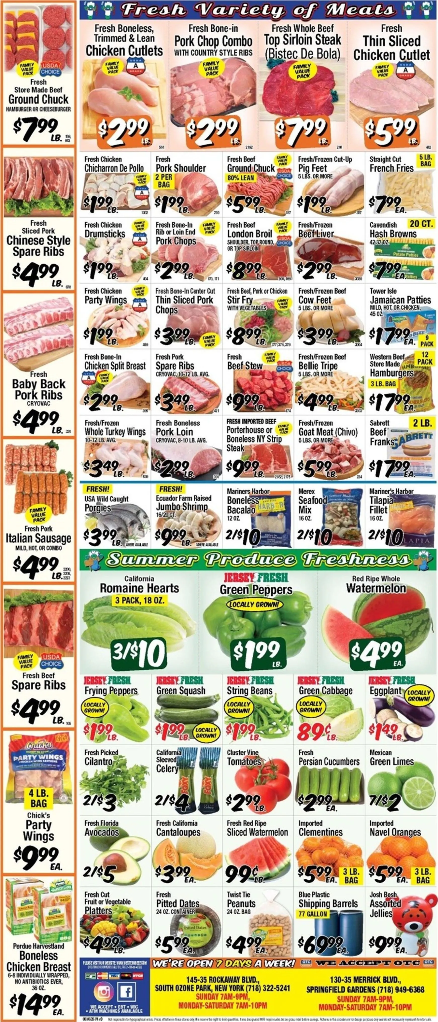 Weekly ad Current Western Beef - Rockaway Blvd leaflet valid from Thursday 08/06/2026 to Wednesday 08/12/2026 from August 6 to August 12 2026 - Page 4
