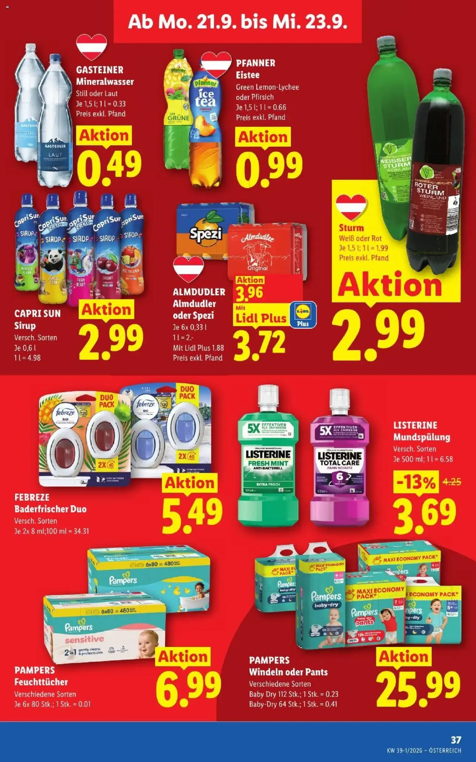 Lidl - Flugblatt ab 17.09.2026 - Angebote ab donnerstag von 17. September bis 19. September 2026 - Flugblätt seite  44