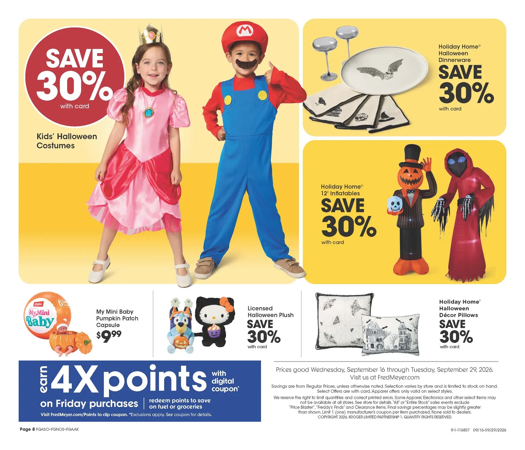 Weekly ad Current Fred Meyer - Home & Apparel leaflet valid from Wednesday 09/16/2026 to Tuesday 09/29/2026 from September 16 to September 29 2026 - Page 9