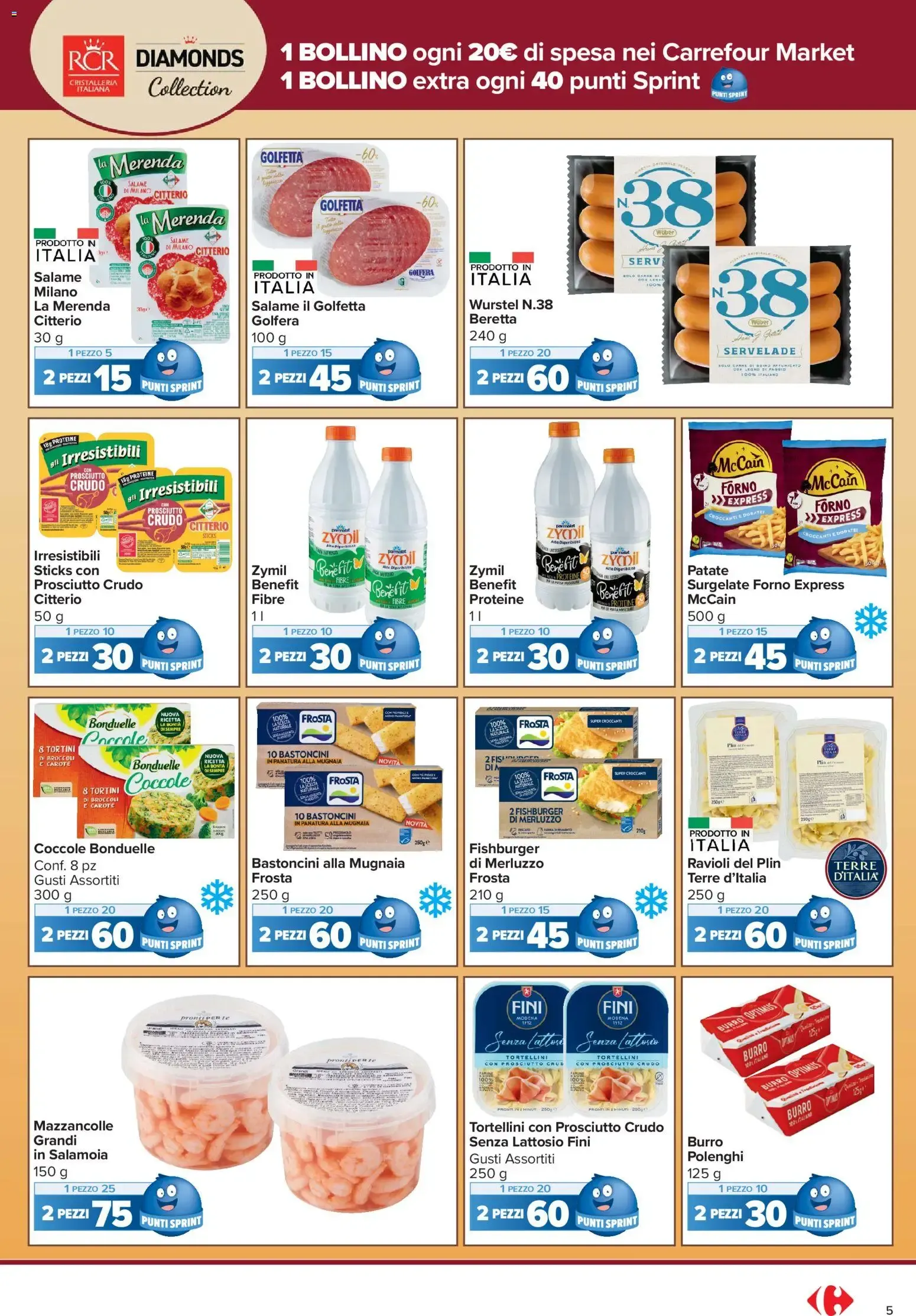 Carrefour Market: La tua carta SpesAmica Payback vola con i Punti Sprint da 13 ottobre a 25 ottobre di 2026 - Pagina del volantino 5