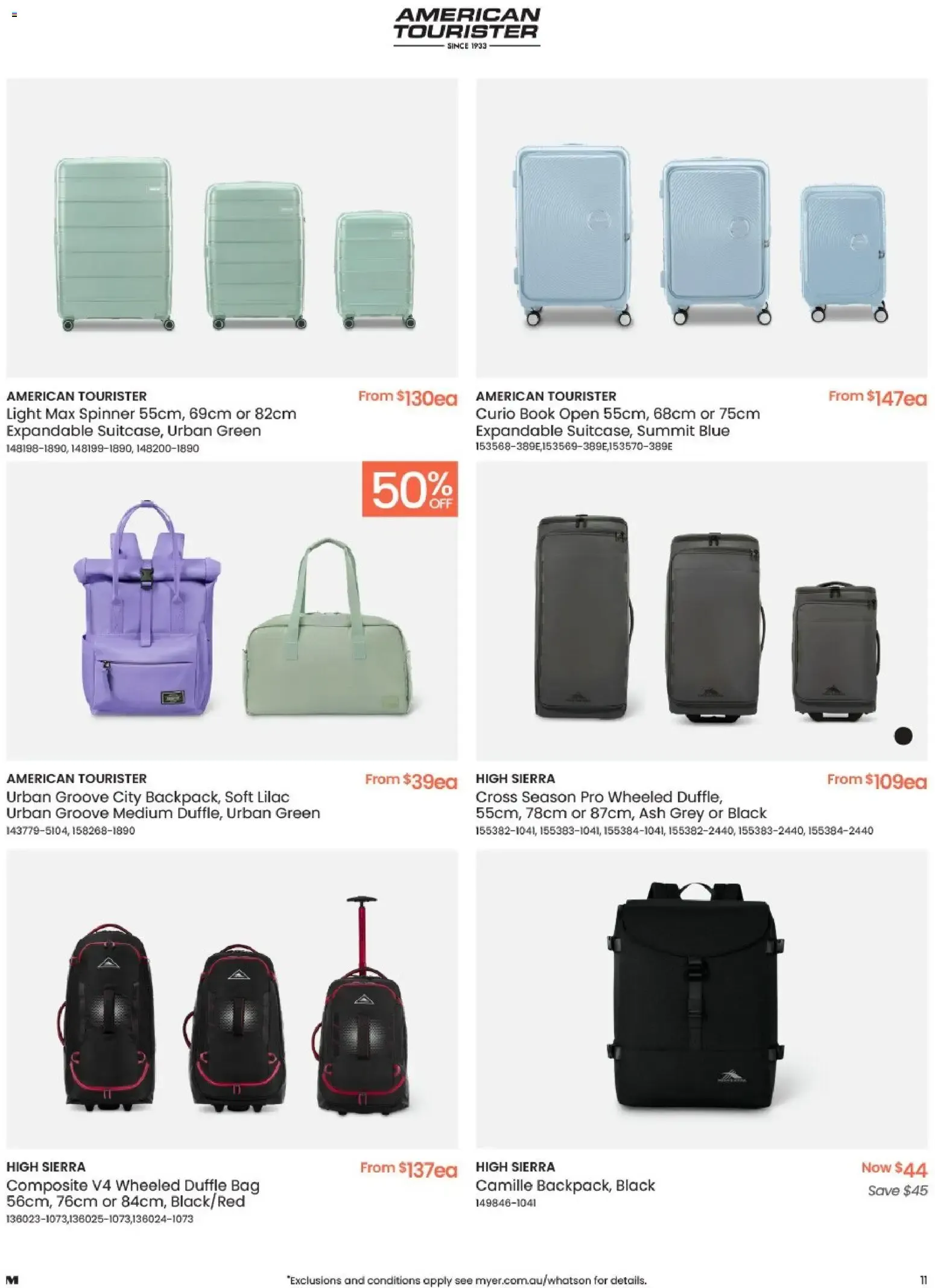 Myer End of financial year sale - 01/06/2026 > weekly / monthly specials - Catalogue valid from 1 June to 30 June 2026 - page 11