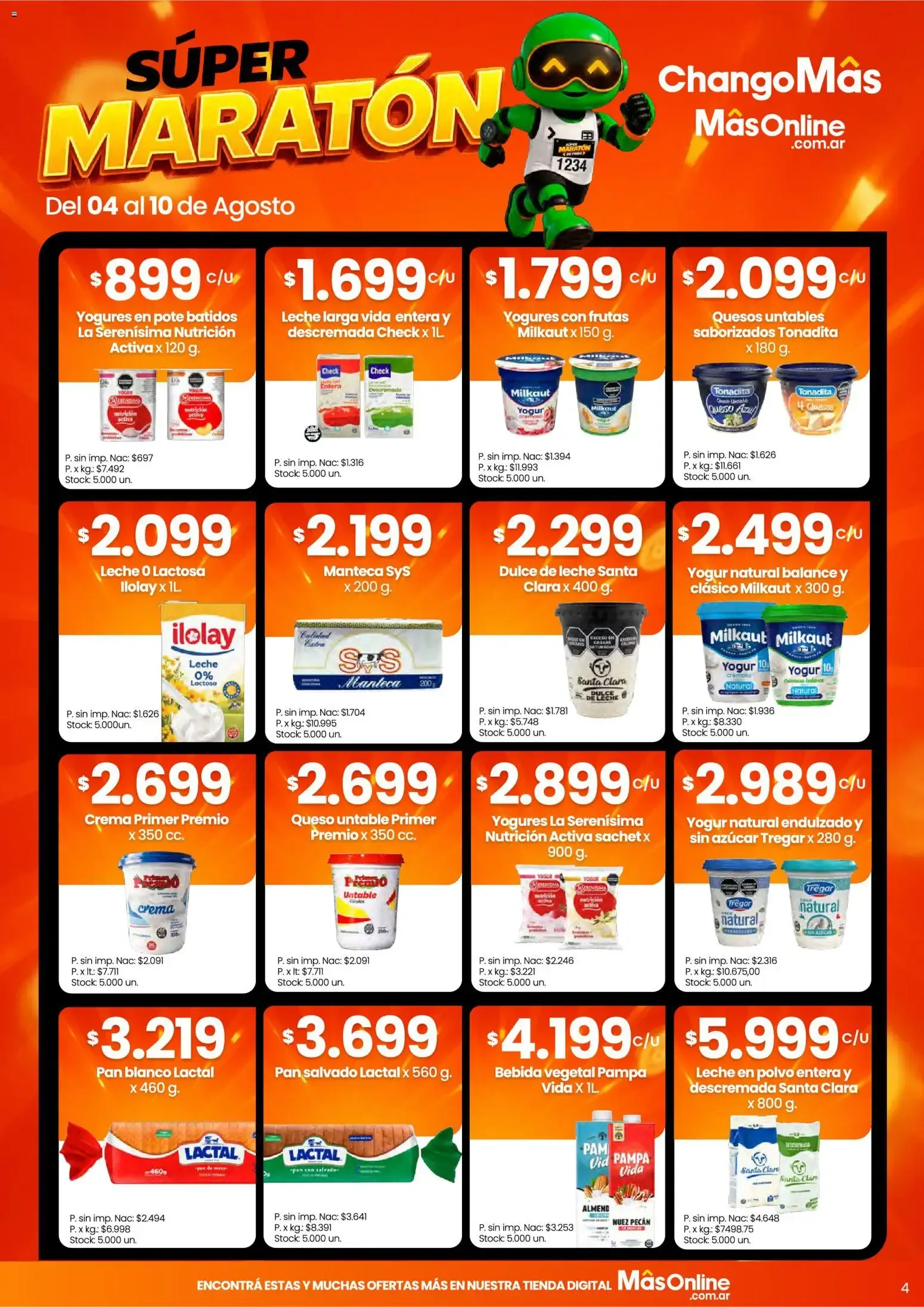 Ofertas de SÚPER MARATÓN 4 de agosto al 10 de agosto 2026 - Página 4 del catálogo
