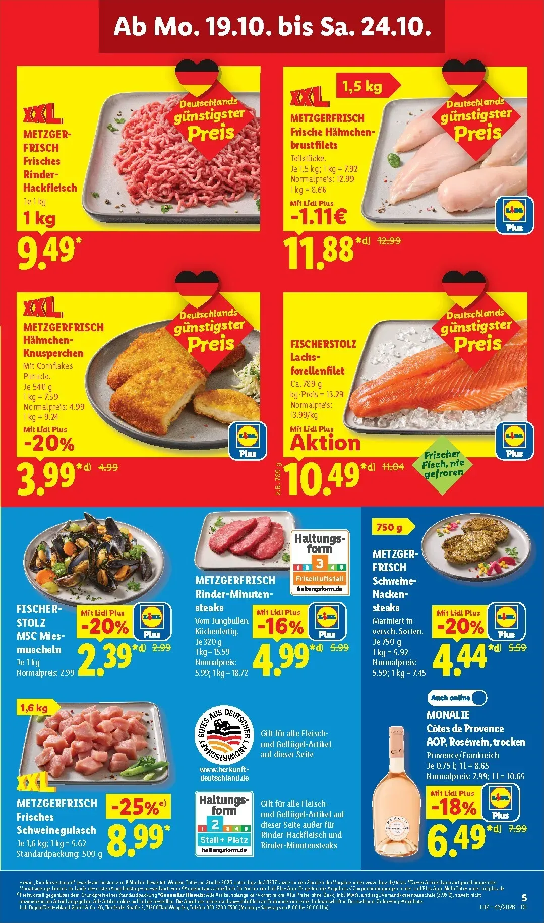 Lidl Prospekt – von Montag 19.10.2026 bis Samstag 24.10.2026 von 19. Oktober bis 24. Oktober 2026 - Prospekt seite 12