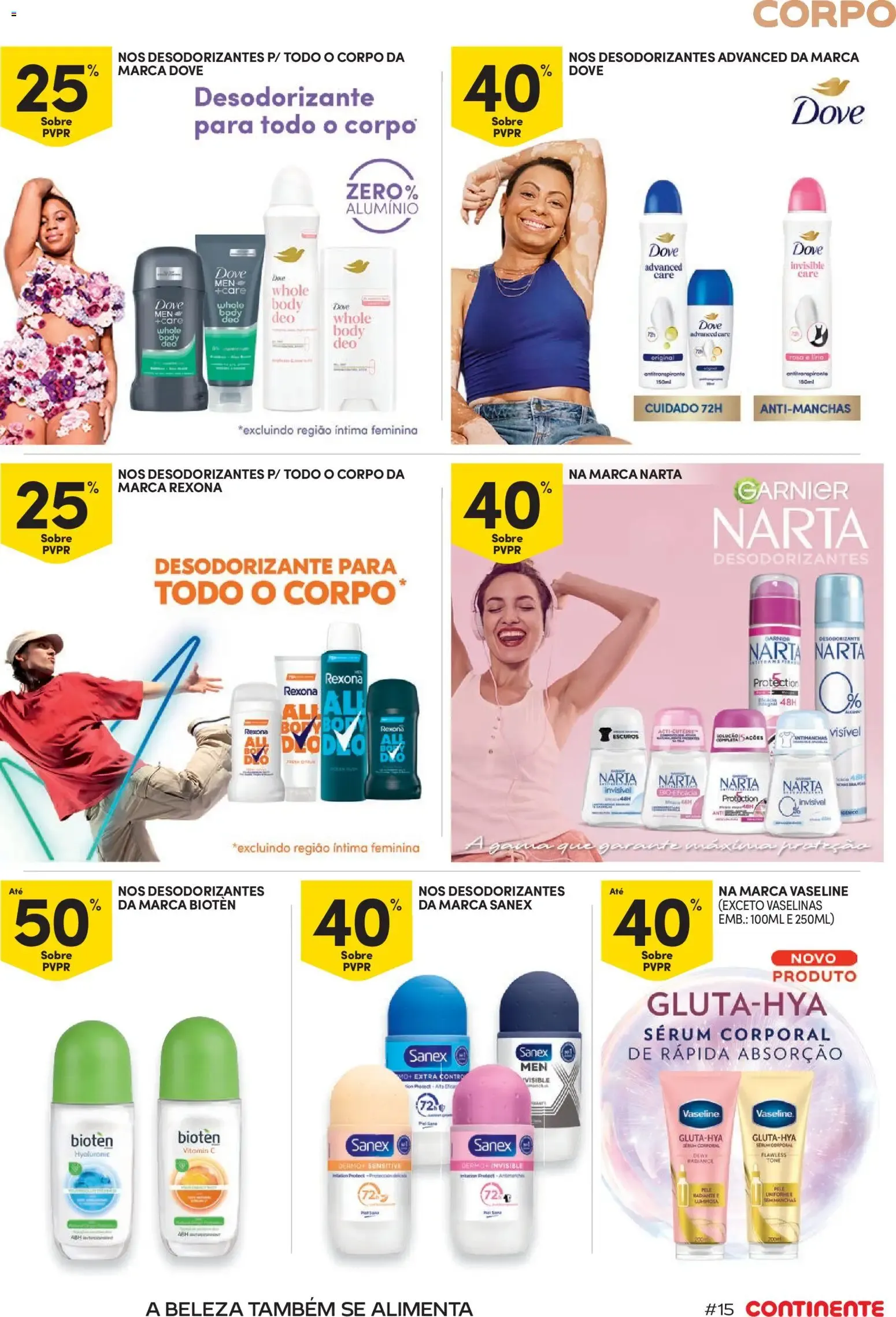 Folheto Continente Beleza Receita perfeita para um cuidado total » de 18/08/2026 - 30/08/2026 de 18 de agosto até 30 de agosto 2026 - Pagina 15