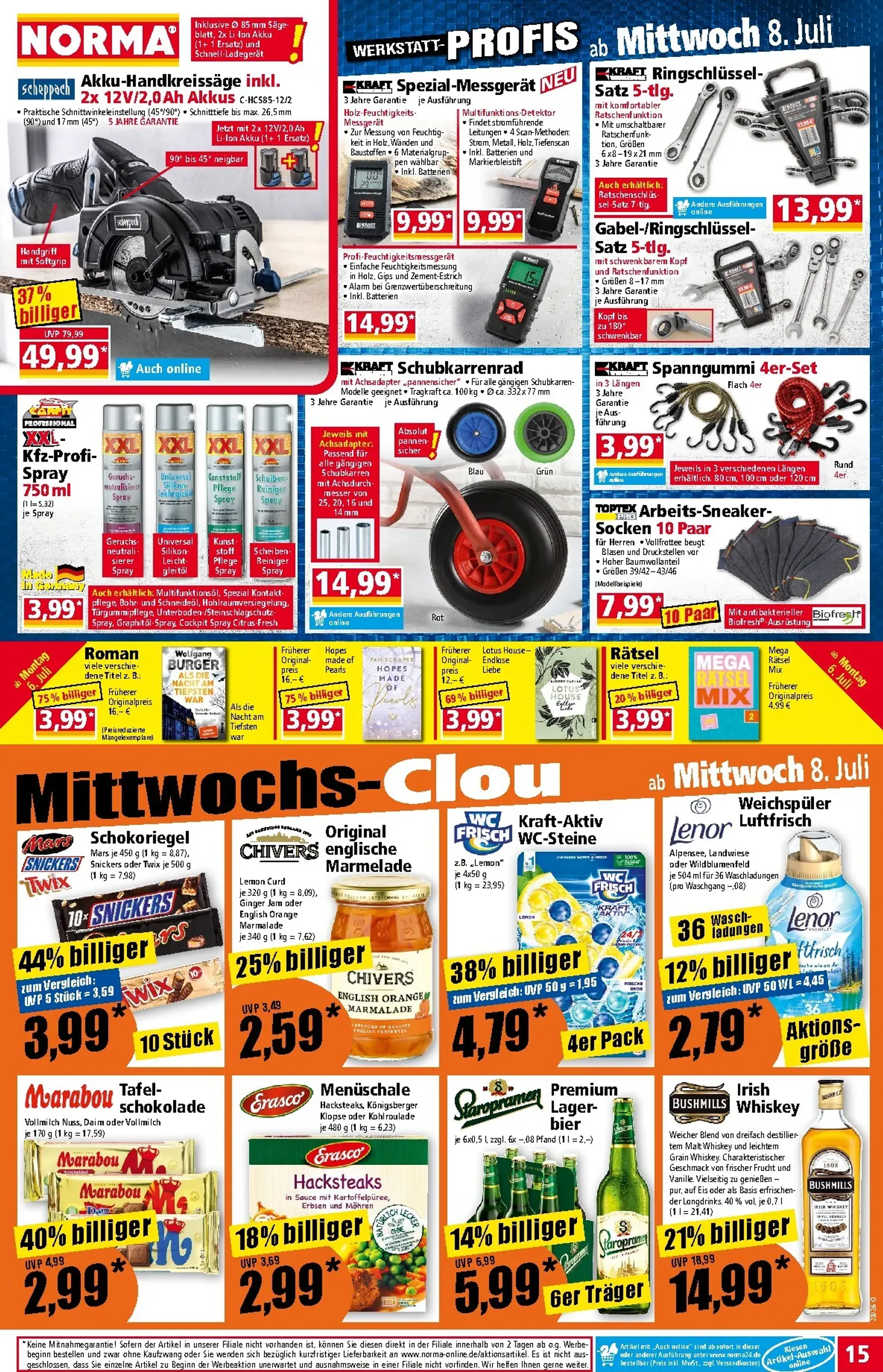 Norma Prospekt nächste Woche – von Montag 06.07.2026 bis Samstag 11.07.2026 von 6. Juli bis 11. Juli 2026 - Prospekt seite 15