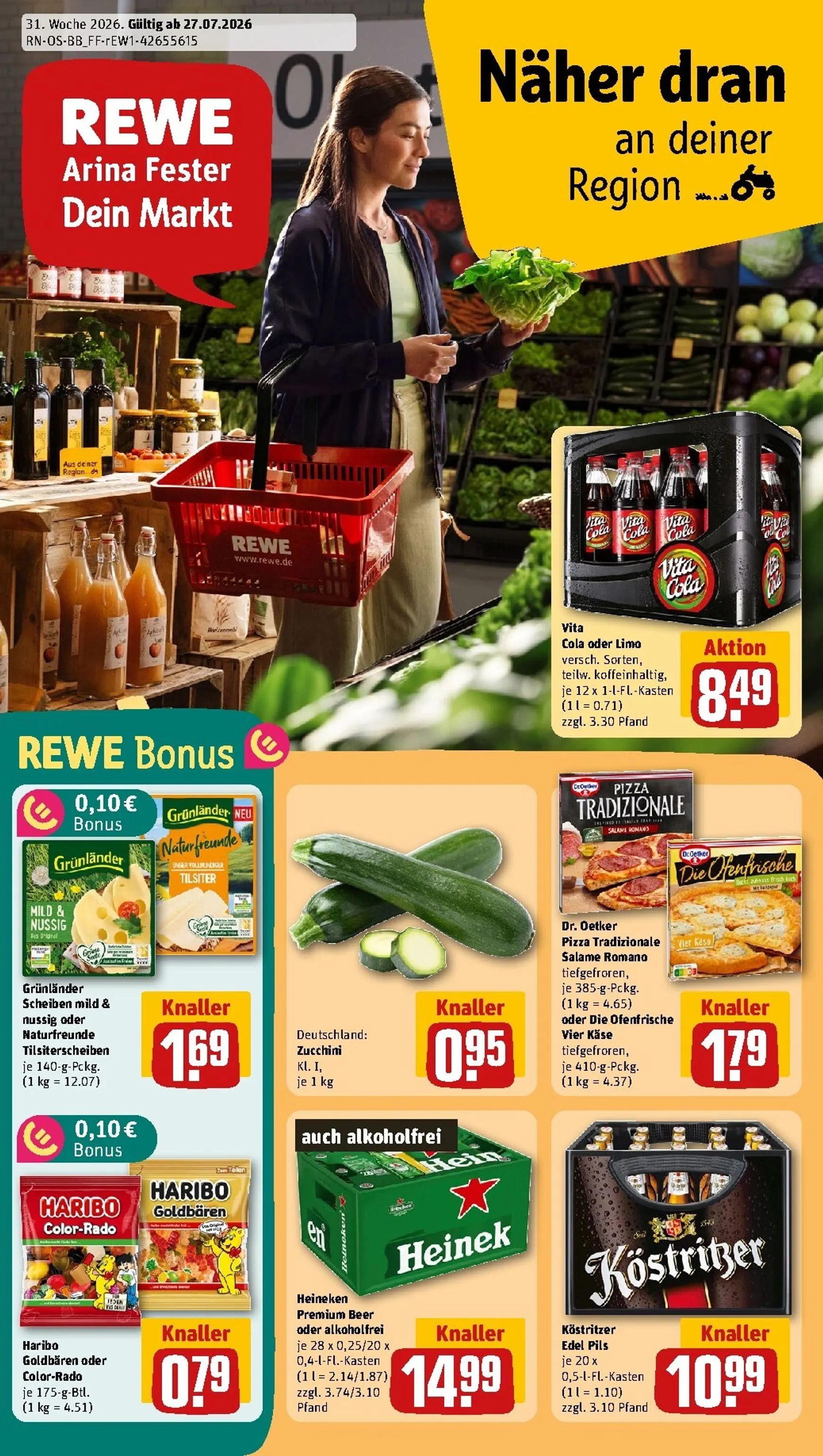 Rewe Prospekt – von Montag 27.07.2026 bis Sonntag 02.08.2026