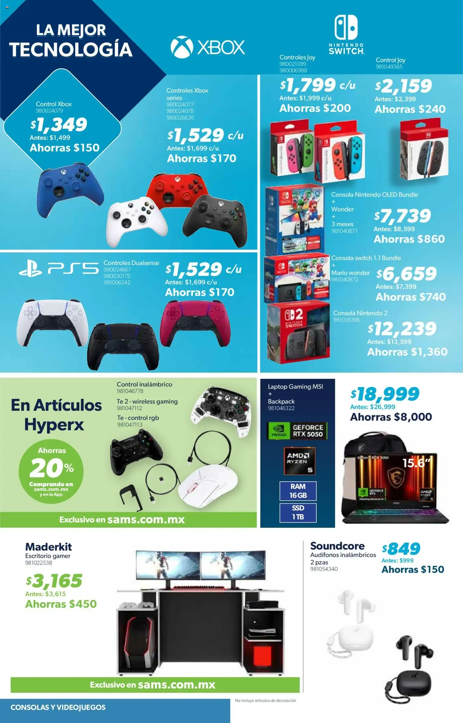 Catálogo de CUPONERA SAMS | Folleto de 05/08, Ofertas Agosto 2026 5 de agosto al 3 de septiembre 2026 - Pagina 22