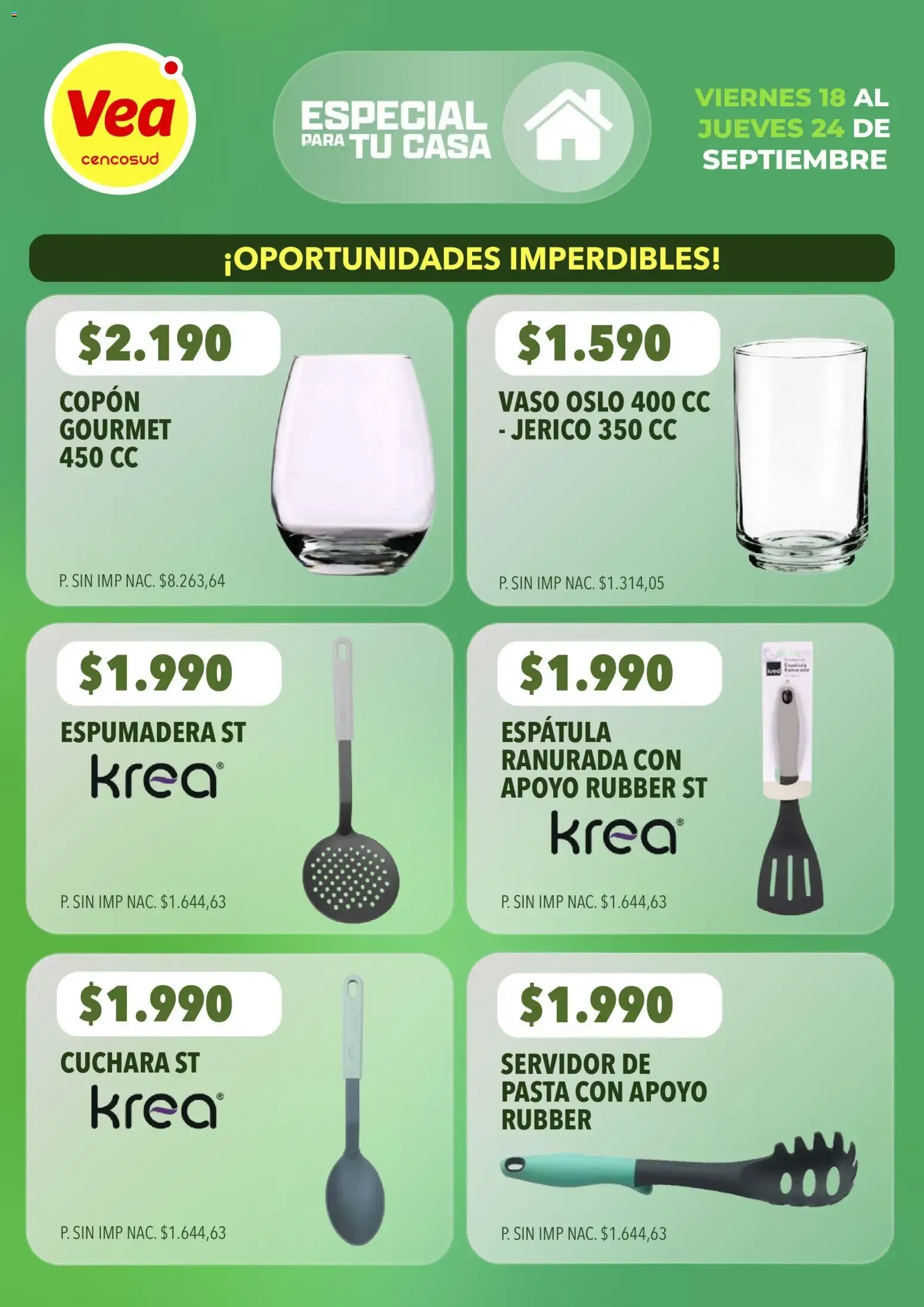 Ofertas de Vea - Especial para tu casa del 18/09/2026 - 23/09/2026 18 de septiembre al 23 de septiembre 2026 - Página 6 del catálogo