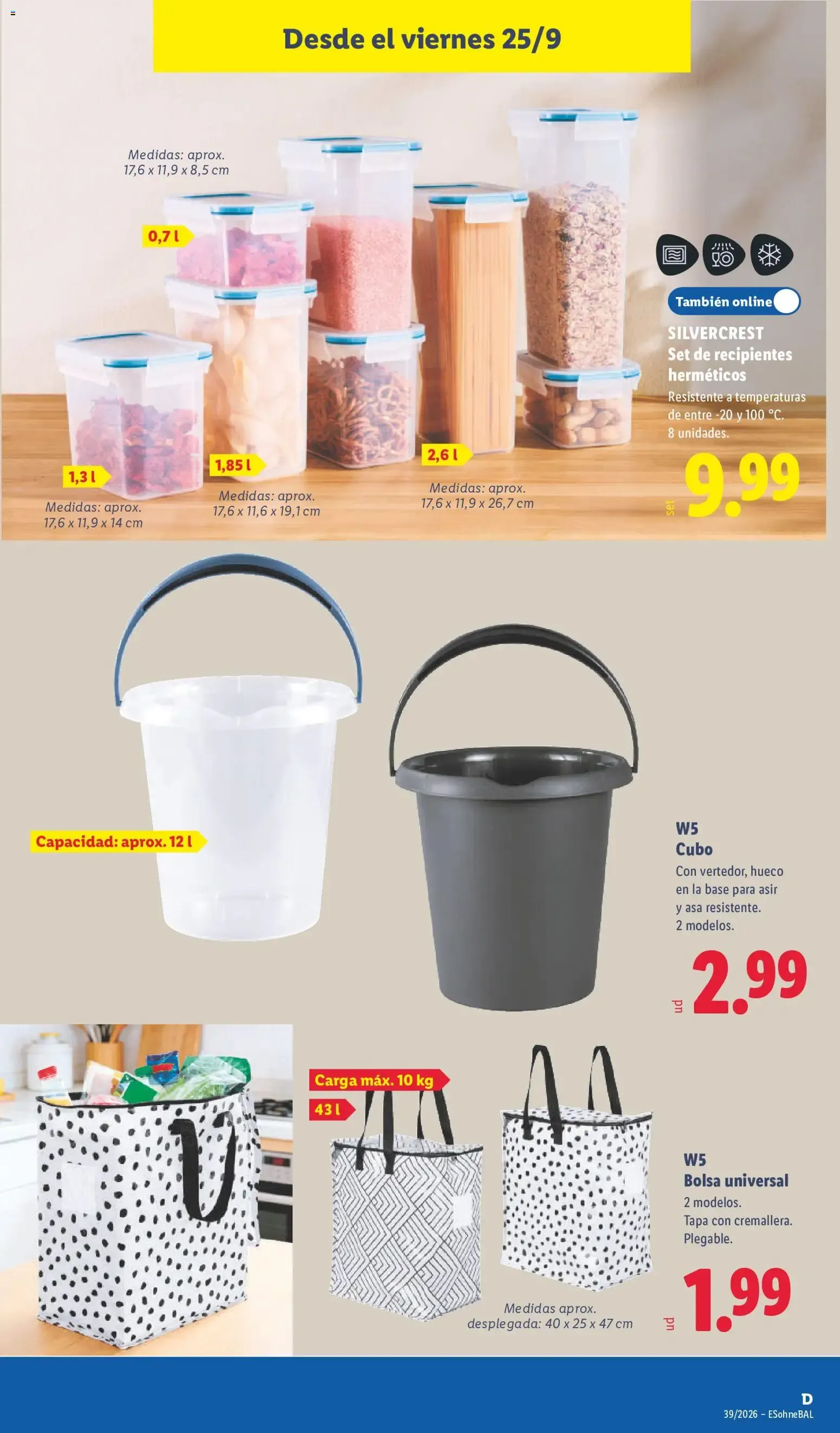 Catálogo de Lidl folleto de bazar del 21/09/2026 | Ofertas 21 de septiembre al 27 de septiembre 2026 - Página 19