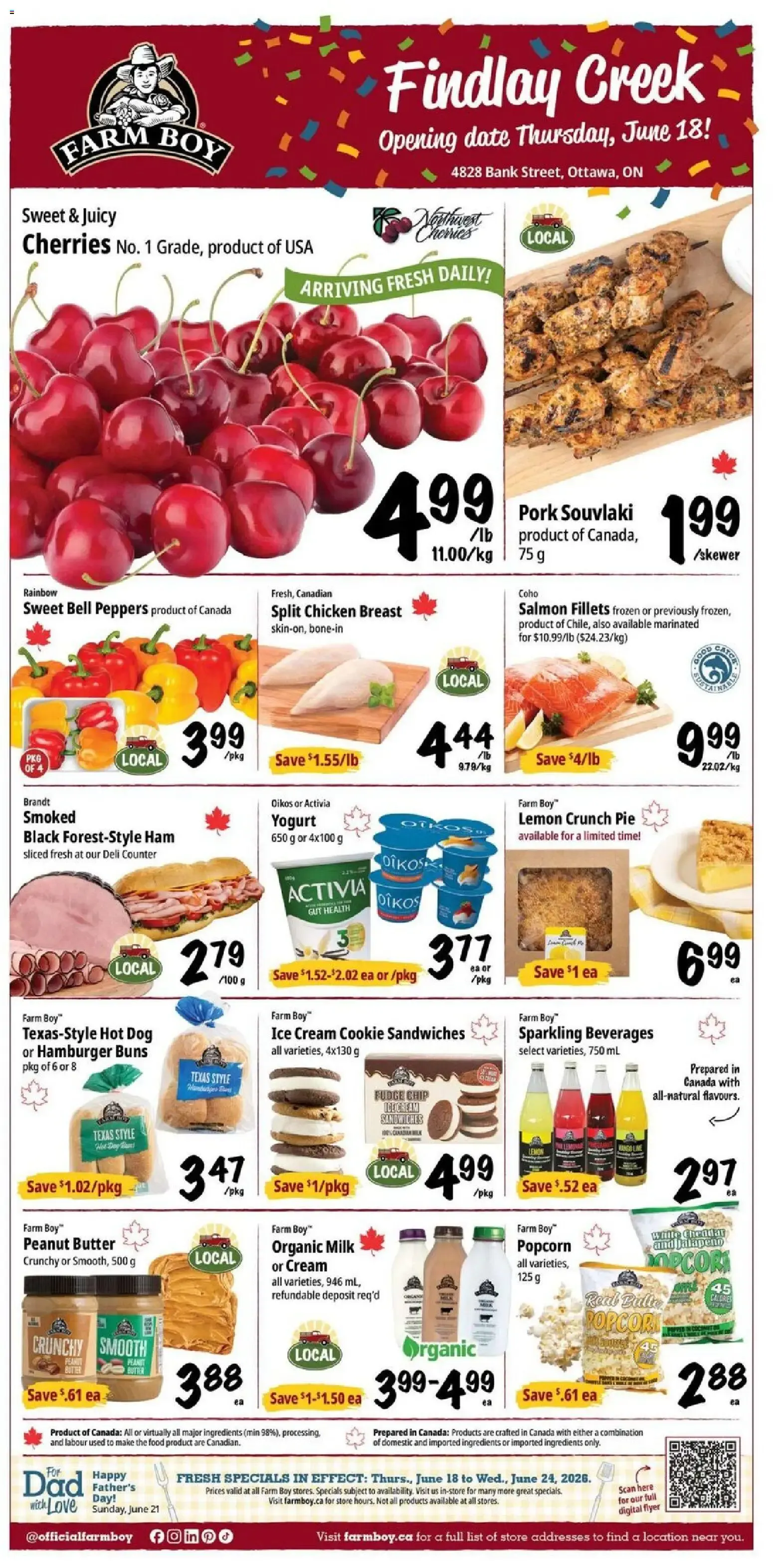 Farm Boy weekly flyer / circulaire from Jun 18, 2026 > weekly specials & deals from June 18 to June 24 2026 - flyer page 1