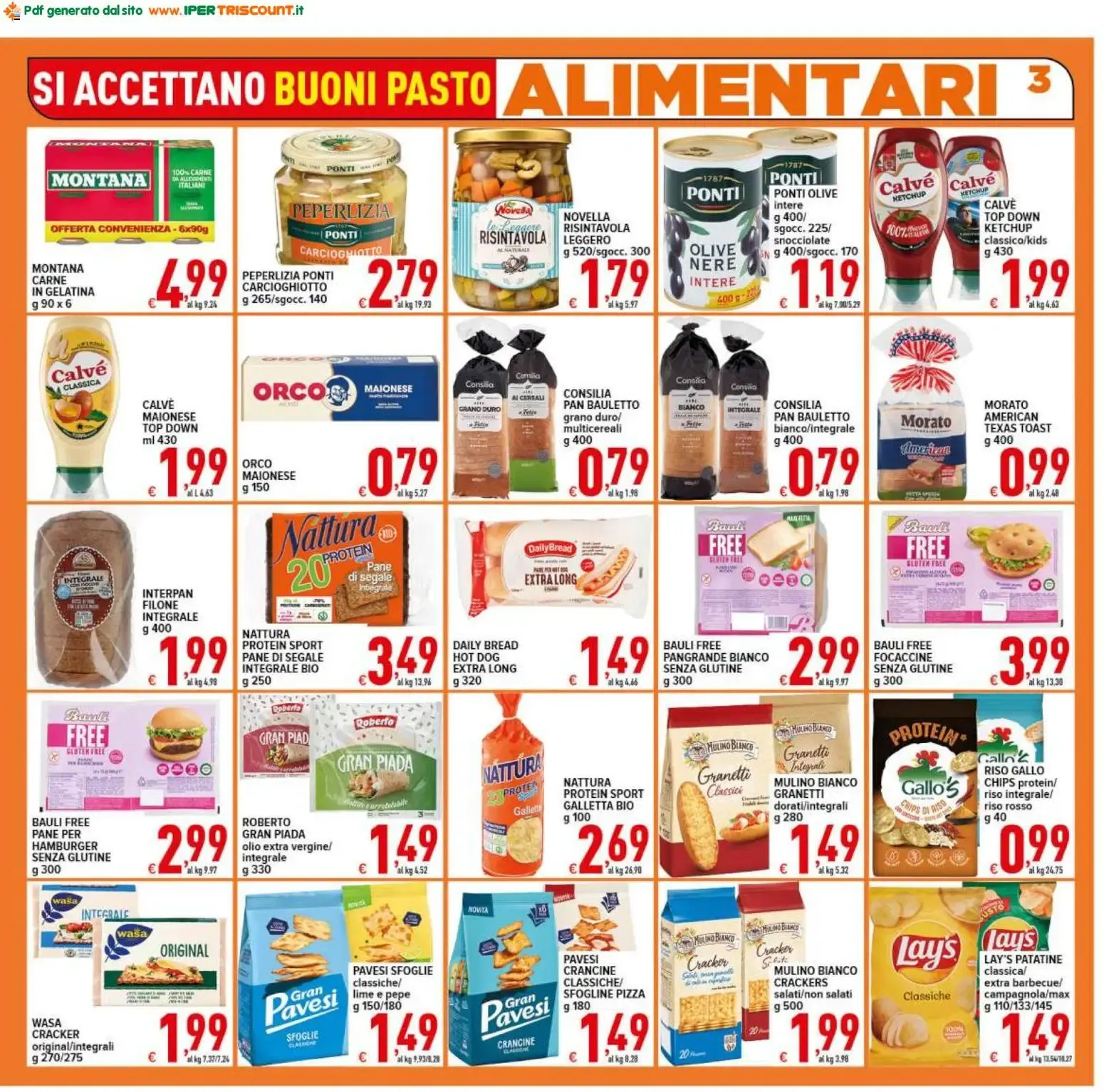 Ipertriscount volantino dal 22/07/2026 - online Offerte da 22 luglio a 30 luglio di 2026 - Pagina del volantino 3