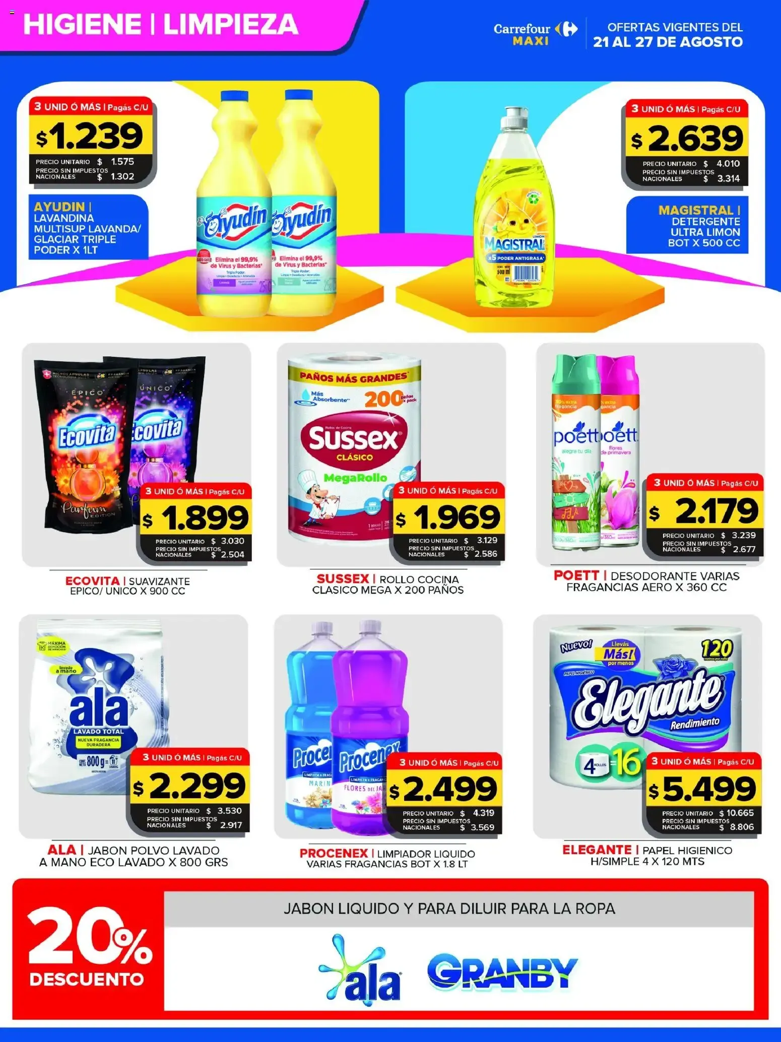 Ofertas de Carrefour Maxi catálogo del 21/08/2026 - 27/08/2026 21 de agosto al 27 de agosto 2026 - Página 4 del catálogo