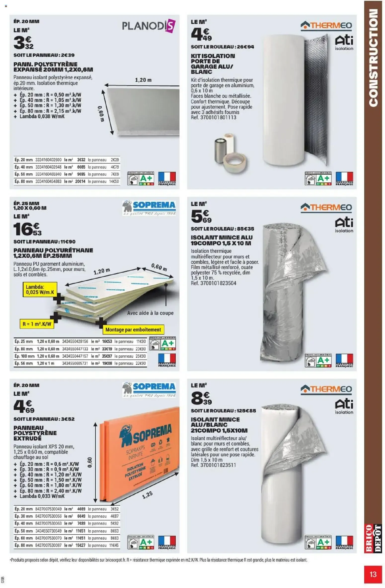 L'OFFICIEL DU BRICOLAGE - Automne du 17 septembre au 1 octobre 2026 - Catalogue page 13