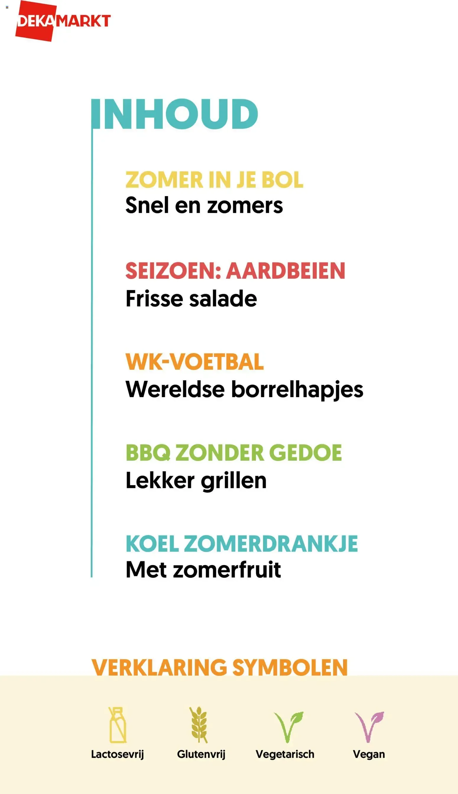 DEKAMARKT ZOMER OP JE BORD! 12 HEERLIJKE RECEPTEN van 22 mei tot 31 augustus 2026 - Folder pagina 2