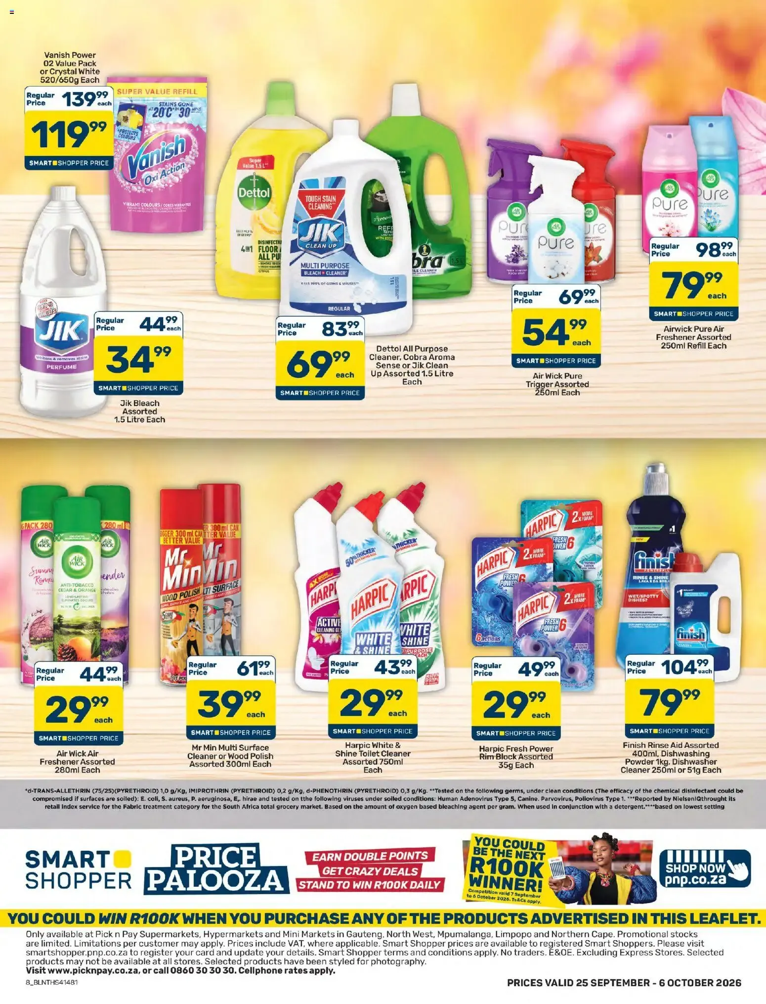 Pick n Pay Spring Cleaning Specials (25/09/2026 - 06/10/2026) Online from 25 September to 6 October 2026 - Catalogue Page 8