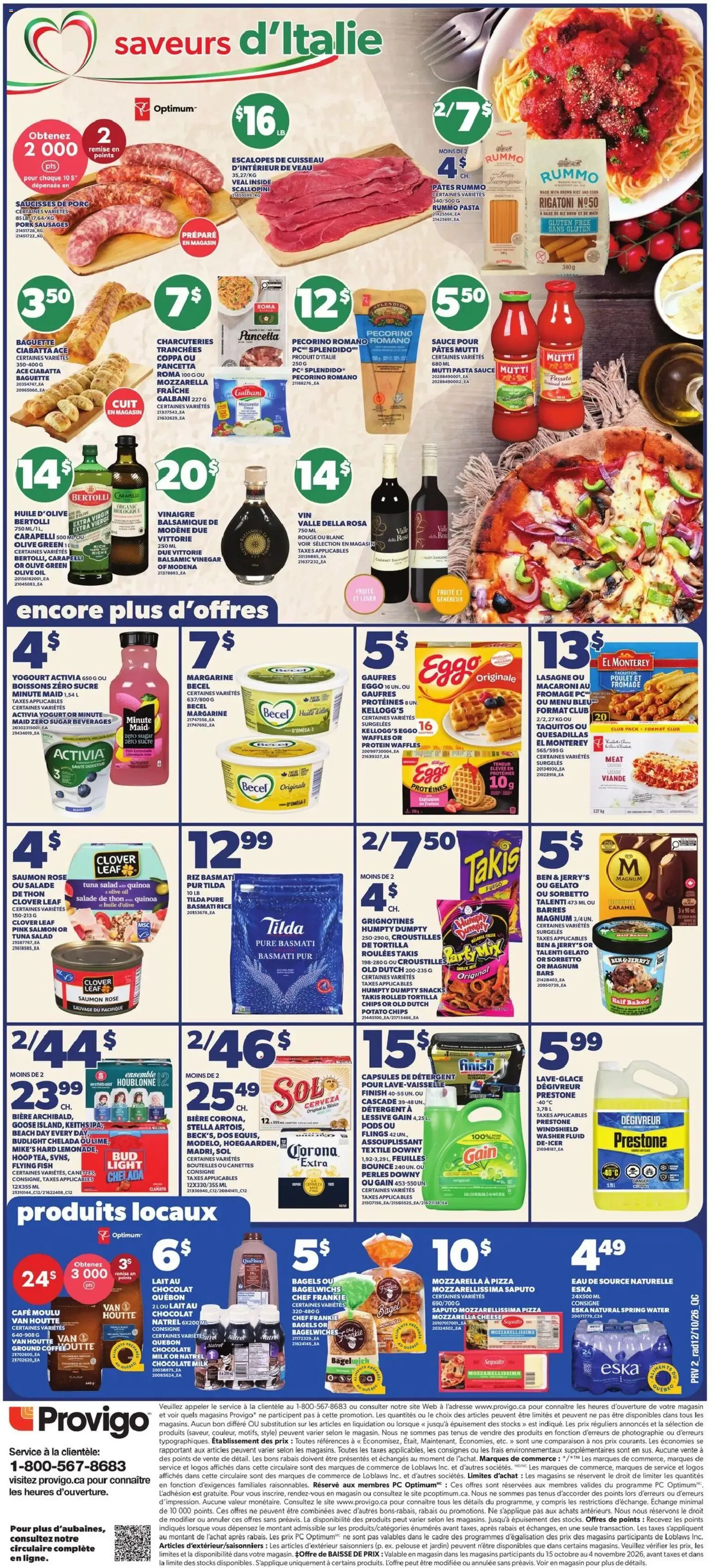 Provigo weekly flyer / circulaire from Oct 15, 2026 > weekly specials & deals from October 15 to October 21 2026 - flyer page 2