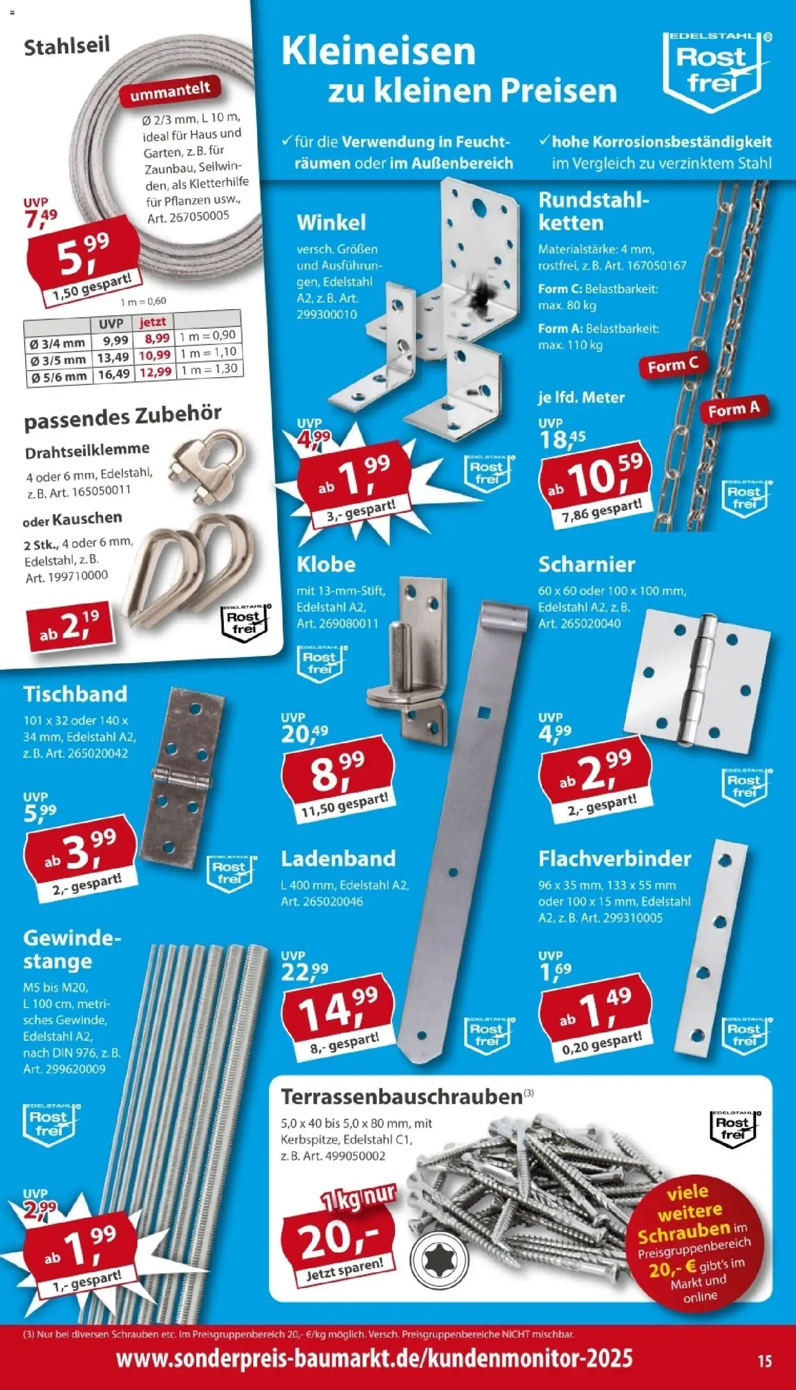 Sonderpreis Baumarkt Prospekt (ab 01.08.2026) zum Blättern von 1. August bis 7. August 2026 - Prospekt seite 15