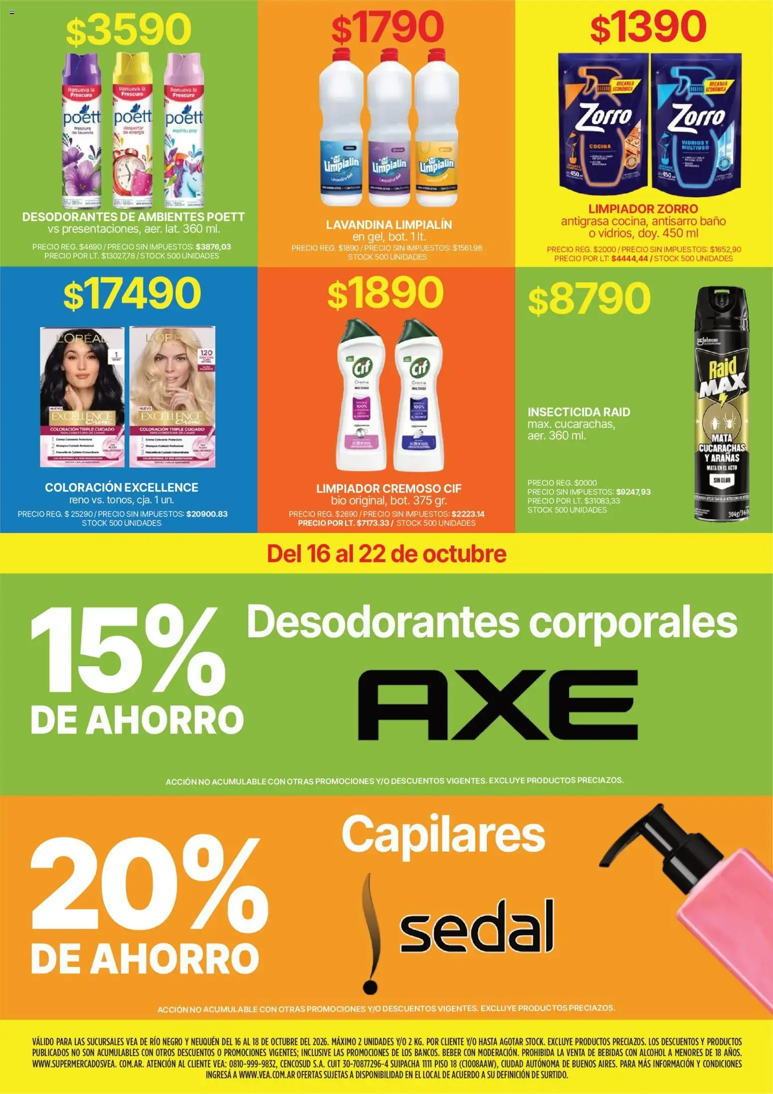 Ofertas de Vea - Fin de semana de Río Negro y Neuquén del 16/10/2026 - 18/10/2026 16 de octubre al 18 de octubre 2026 - Página 12 del catálogo