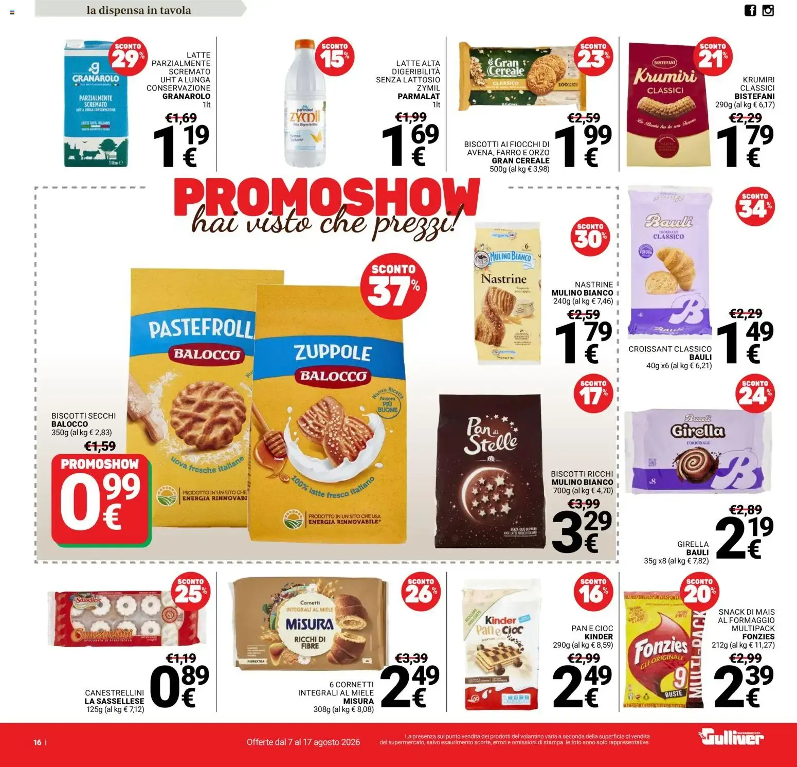 Nuovo Gulliver volantino dal 07/08/2026 > offerte anteprima 🛍️ da 7 agosto a 17 agosto di 2026 - Pagina del volantino 16