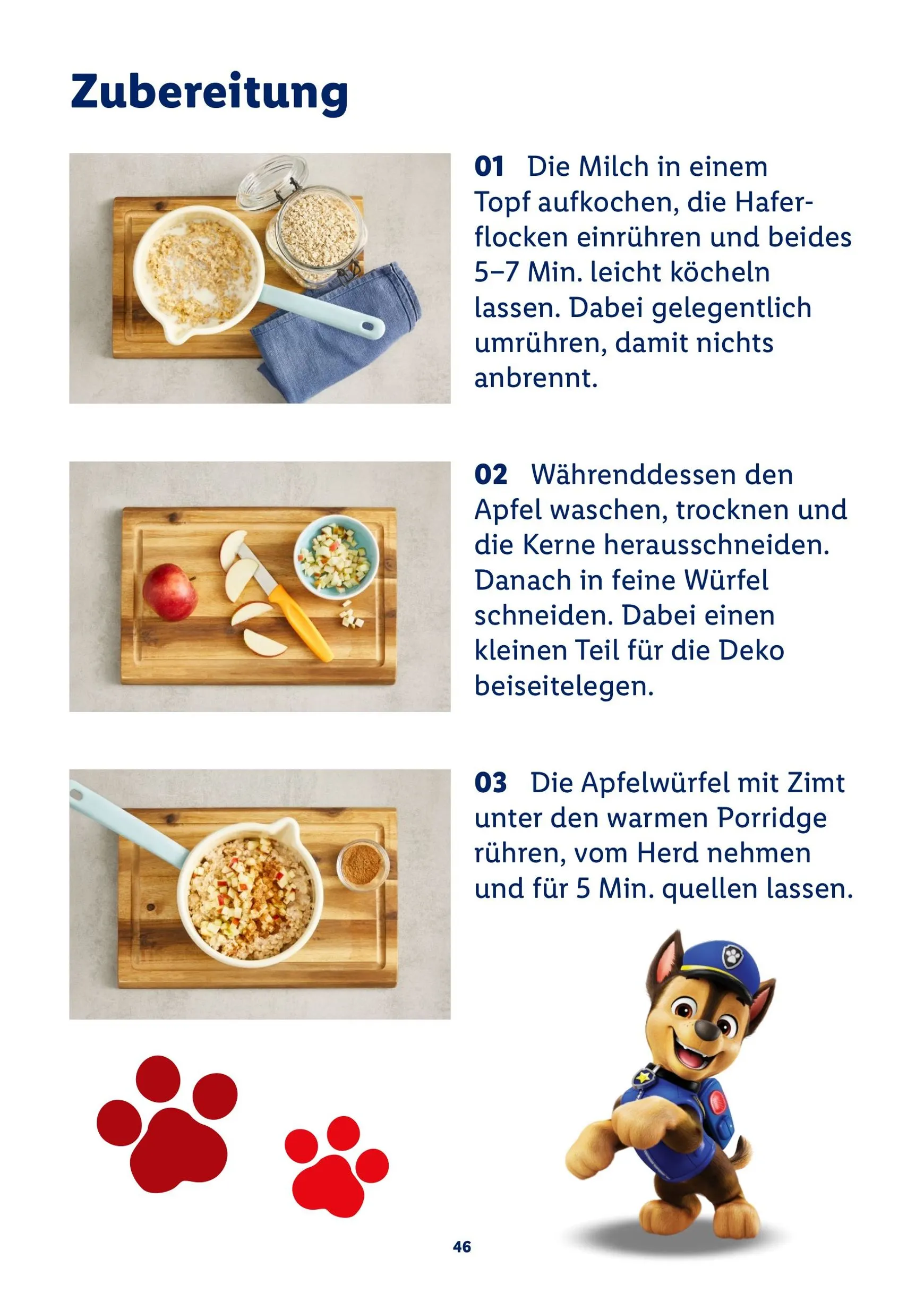 PAW Patrol Rezeptheft von 20. Juli bis 23. August 2026 - Prospekt seite 46