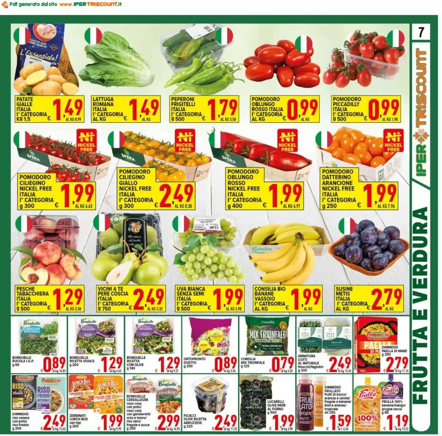 Ipertriscount volantino dal 31/07/2026 - online Offerte da 31 luglio a 11 agosto di 2026 - Pagina del volantino 7