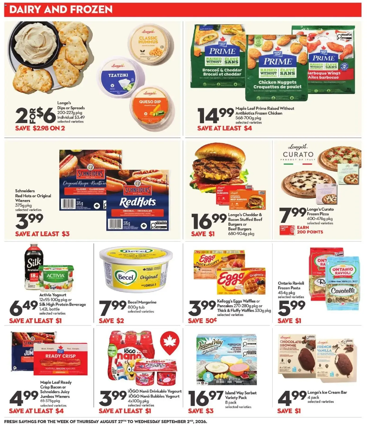 Longo's weekly flyer / circulaire from Aug 27, 2026 > weekly specials & deals from August 27 to September 2 2026 - flyer page 11