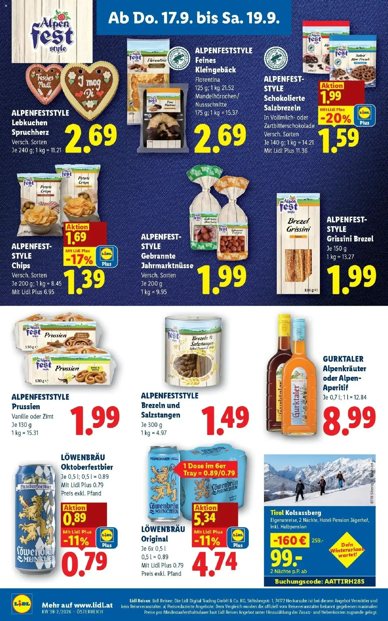 Lidl Aktion von 17. September bis 19. September 2026 - Flugblätt seite 18