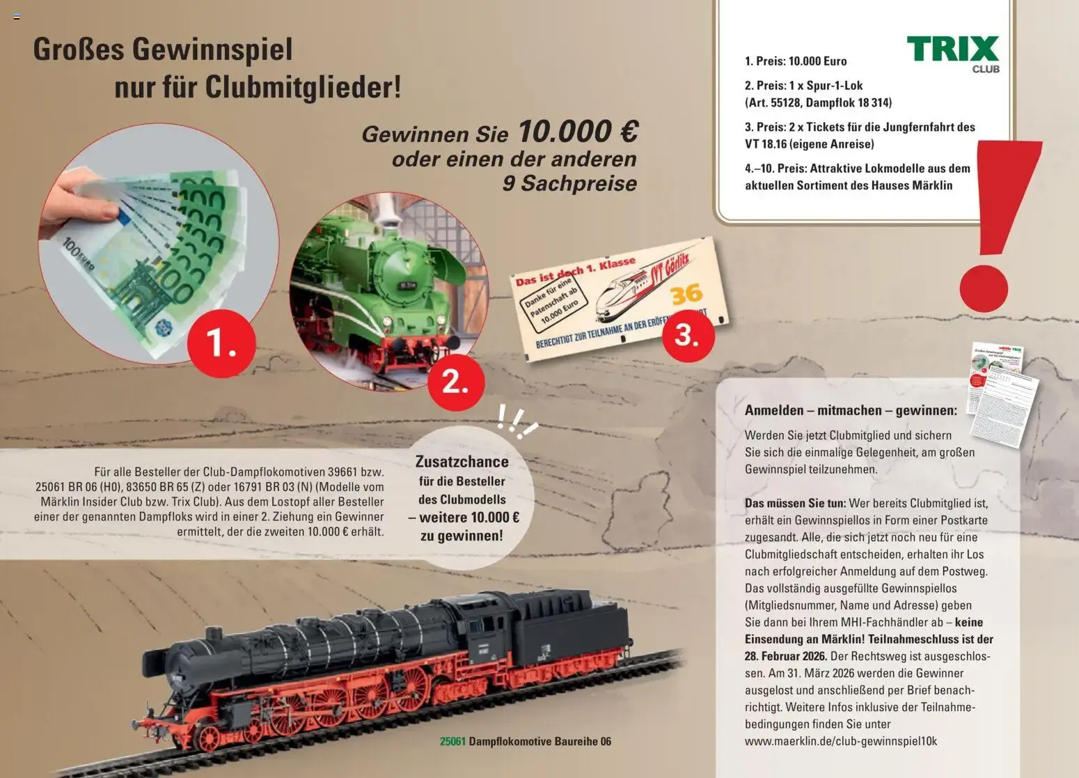 Trix H0 Neuheiten 2026 von 1. Januar bis 31. Dezember 2026 - Prospekt seite 2