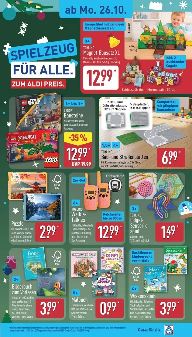 ALDI NORD Prospekt nächste Woche – von Montag 26.10.2026 bis Freitag 30.10.2026 von 26. Oktober bis 30. Oktober 2026 - Prospekt seite 13