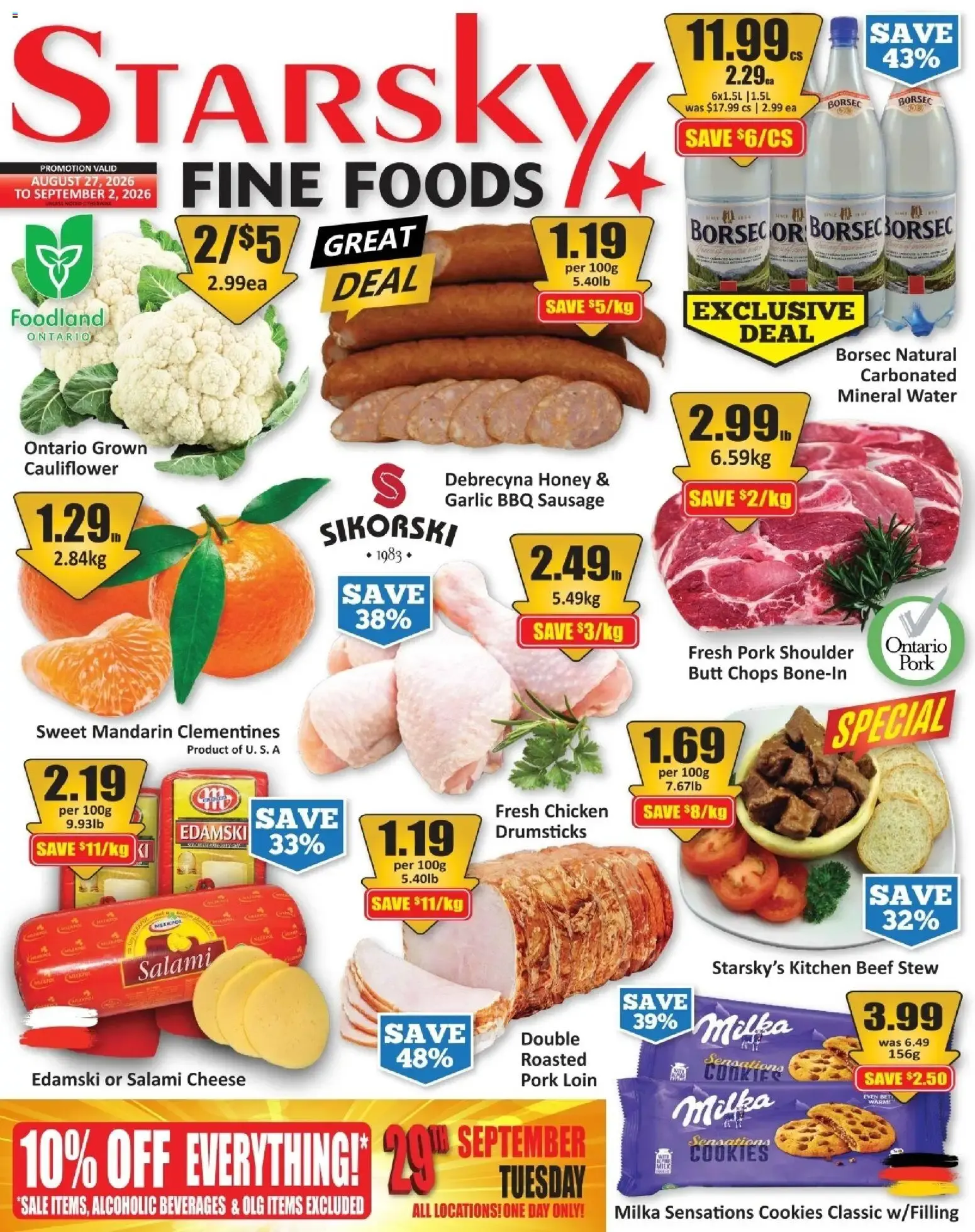 Starsky weekly flyer / circulaire from Aug 27, 2026 > weekly specials & deals from August 27 to September 2 2026 - flyer page 1