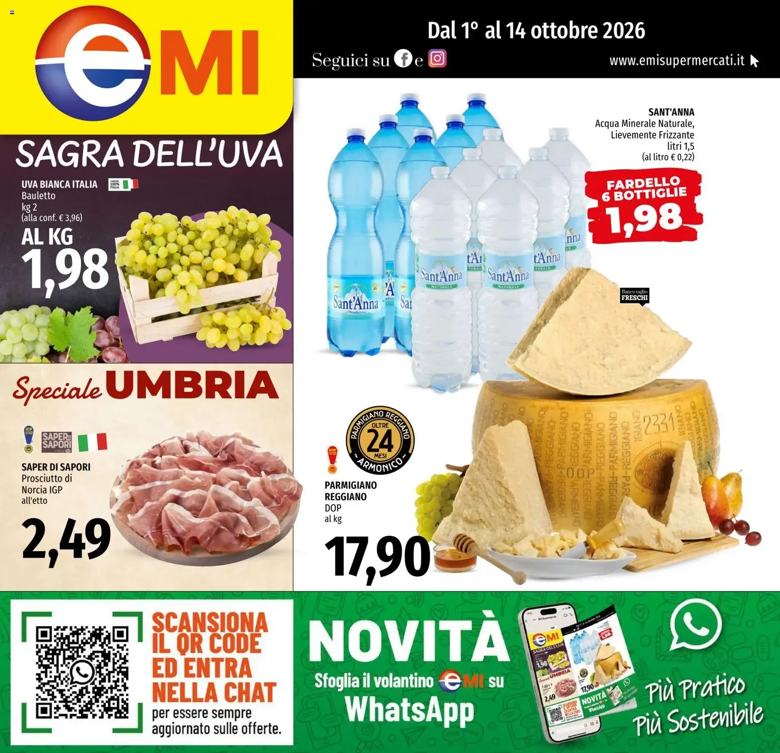EMI volantino dal 01/10/2026 - online Offerte da 1 ottobre a 14 ottobre di 2026 - Pagina del volantino 1