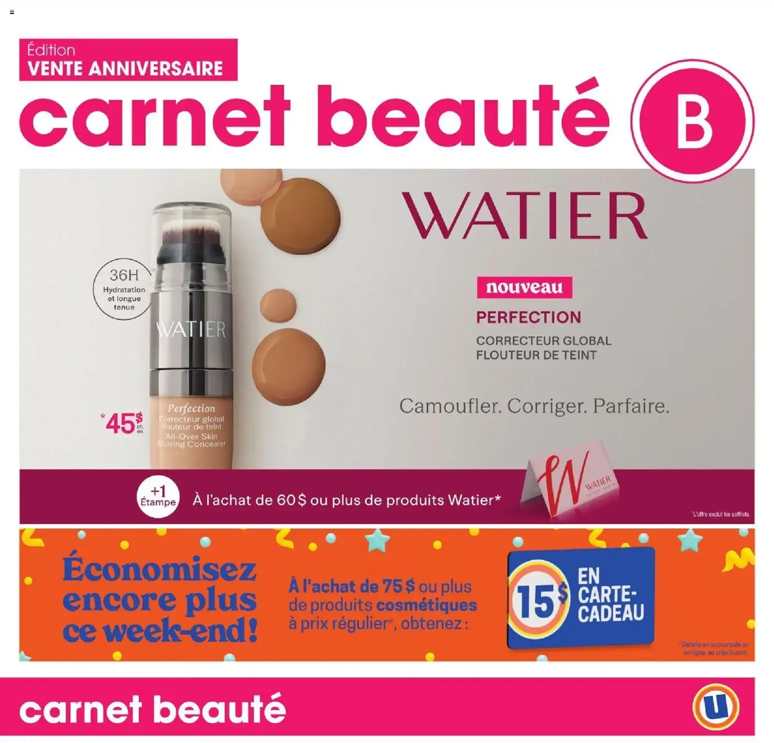 Carnet beauté - Édition Vente Anniversaire from September 24 to September 30 2026 - flyer page 1