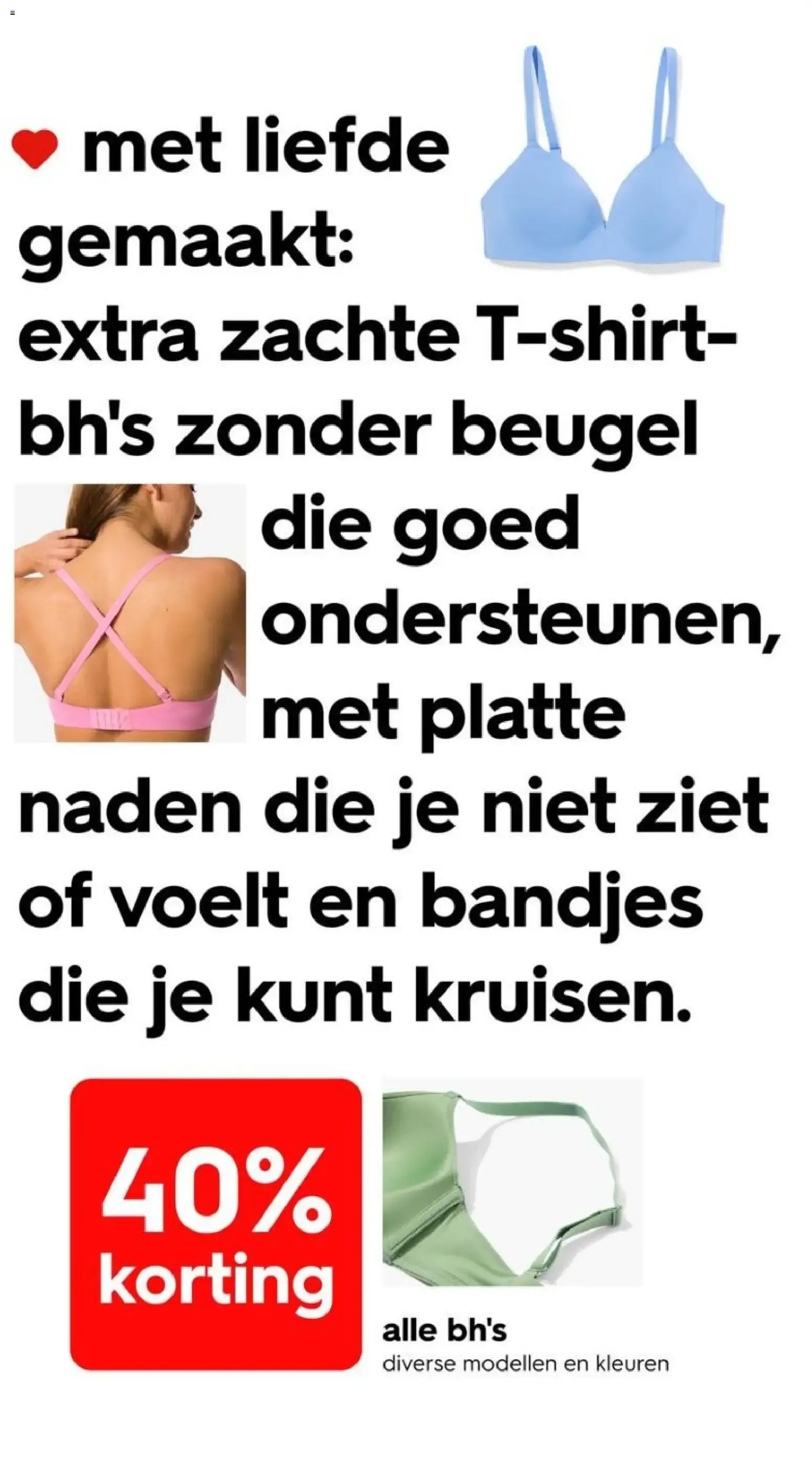 HEMA: 40% korting en alle bh's van 15 juni tot 21 juni 2026 - Folder pagina 9