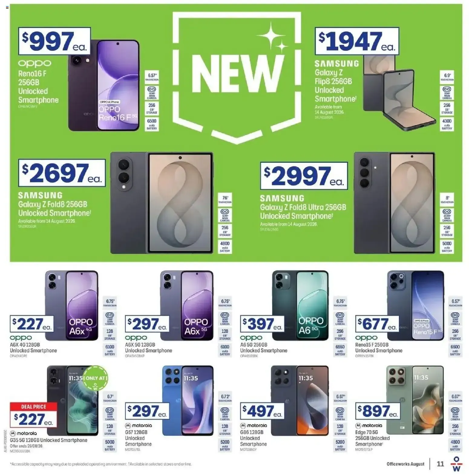 Officeworks catalogue - 11/08/2026 > weekly / monthly specials - Catalogue valid from 11 August to 25 August 2026 - page 11