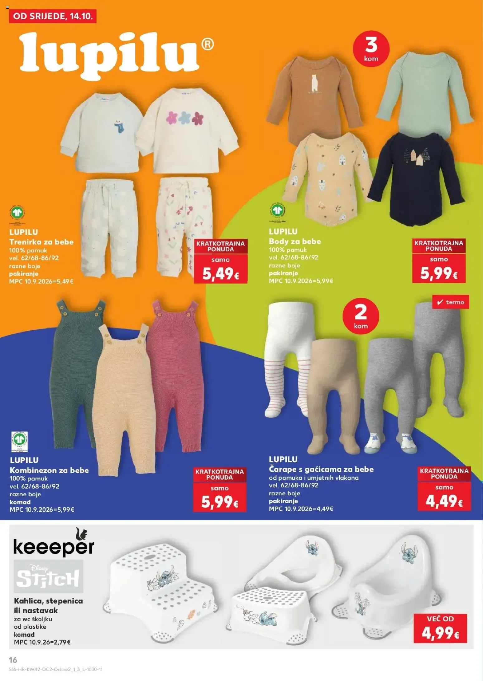 Katalog Kaufland Katalog novi od 14.10.2026 na listanje > letak digitalni od 14. listopada do 20. listopada 2026. - Pregled Stranica 16
