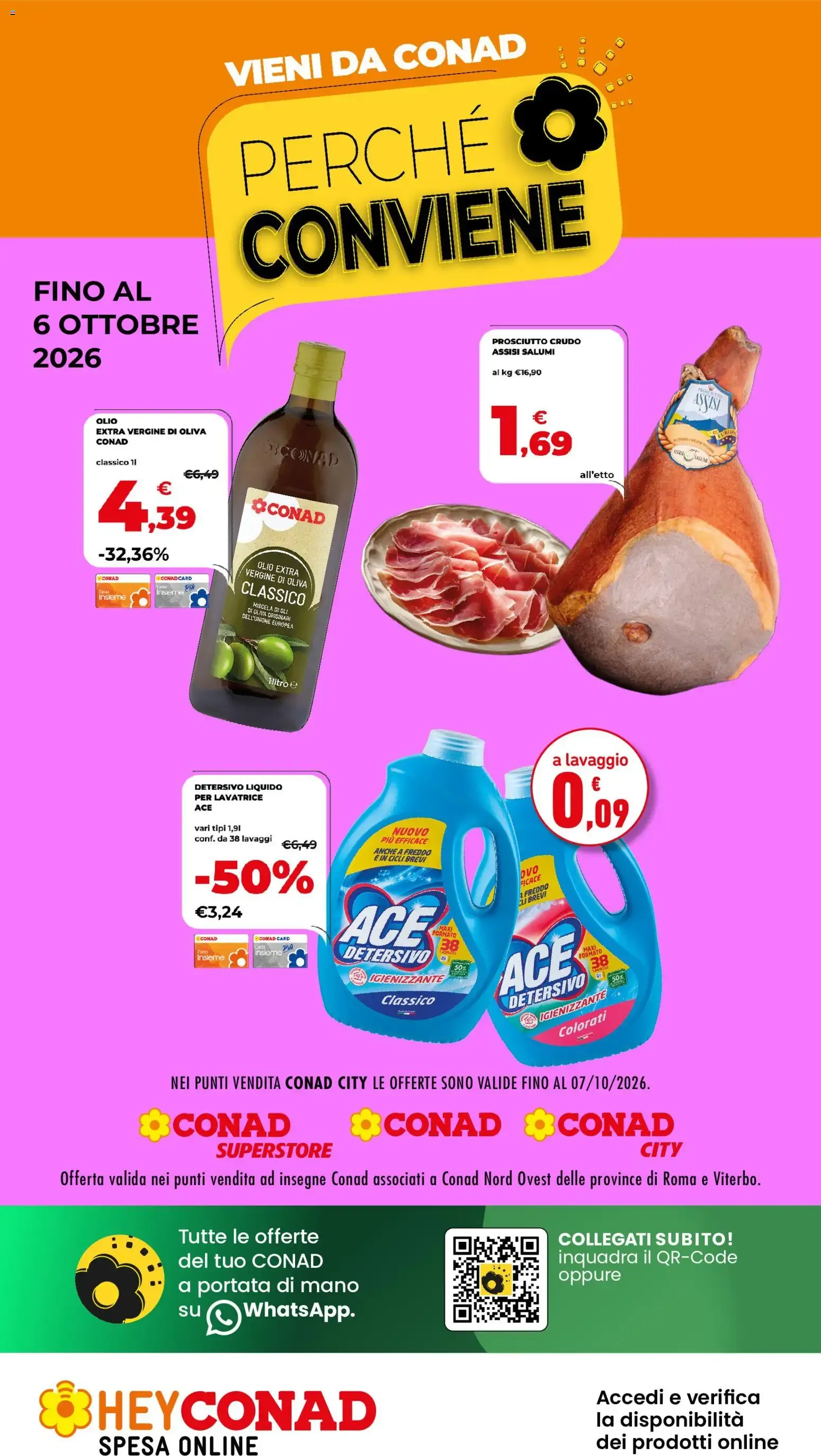 Vieni da Conad perché conviene da 23 settembre a 7 ottobre di 2026 - Pagina del volantino 1