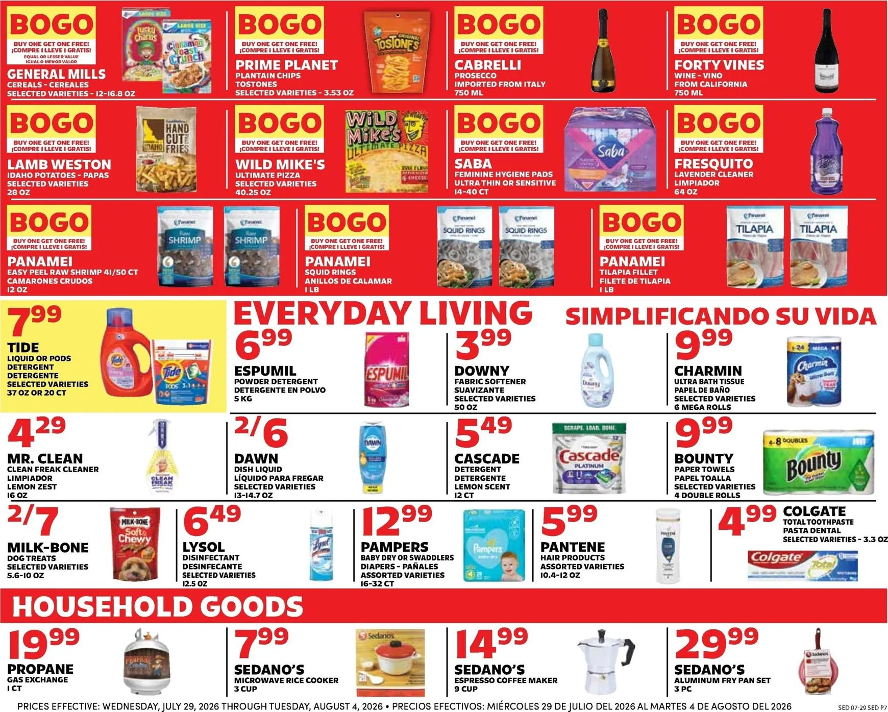 Weekly ad Current Sedano's leaflet valid from Wednesday 07/29/2026 to Tuesday 08/04/2026 from July 29 to August 4 2026 - Page 7